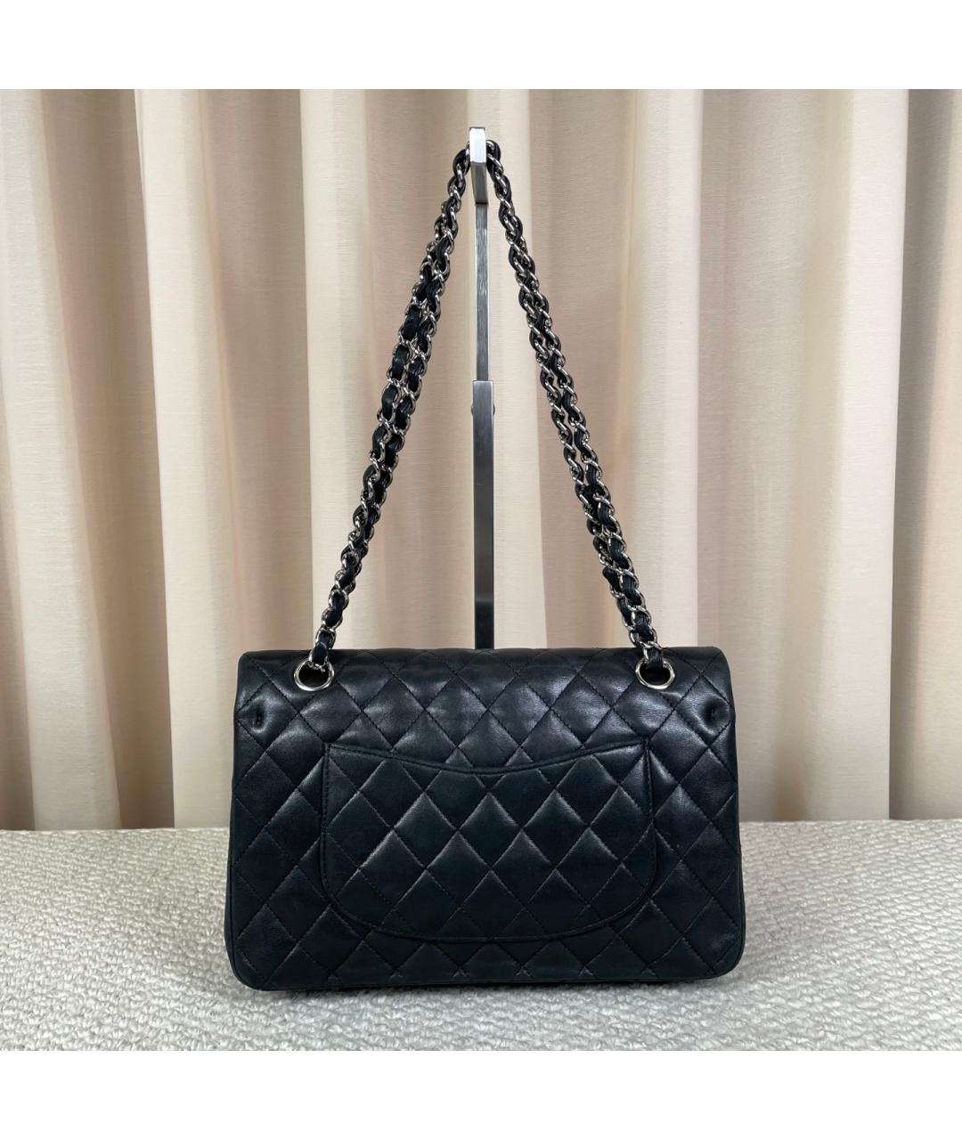 CHANEL Черная кожаная сумка через плечо, фото 3