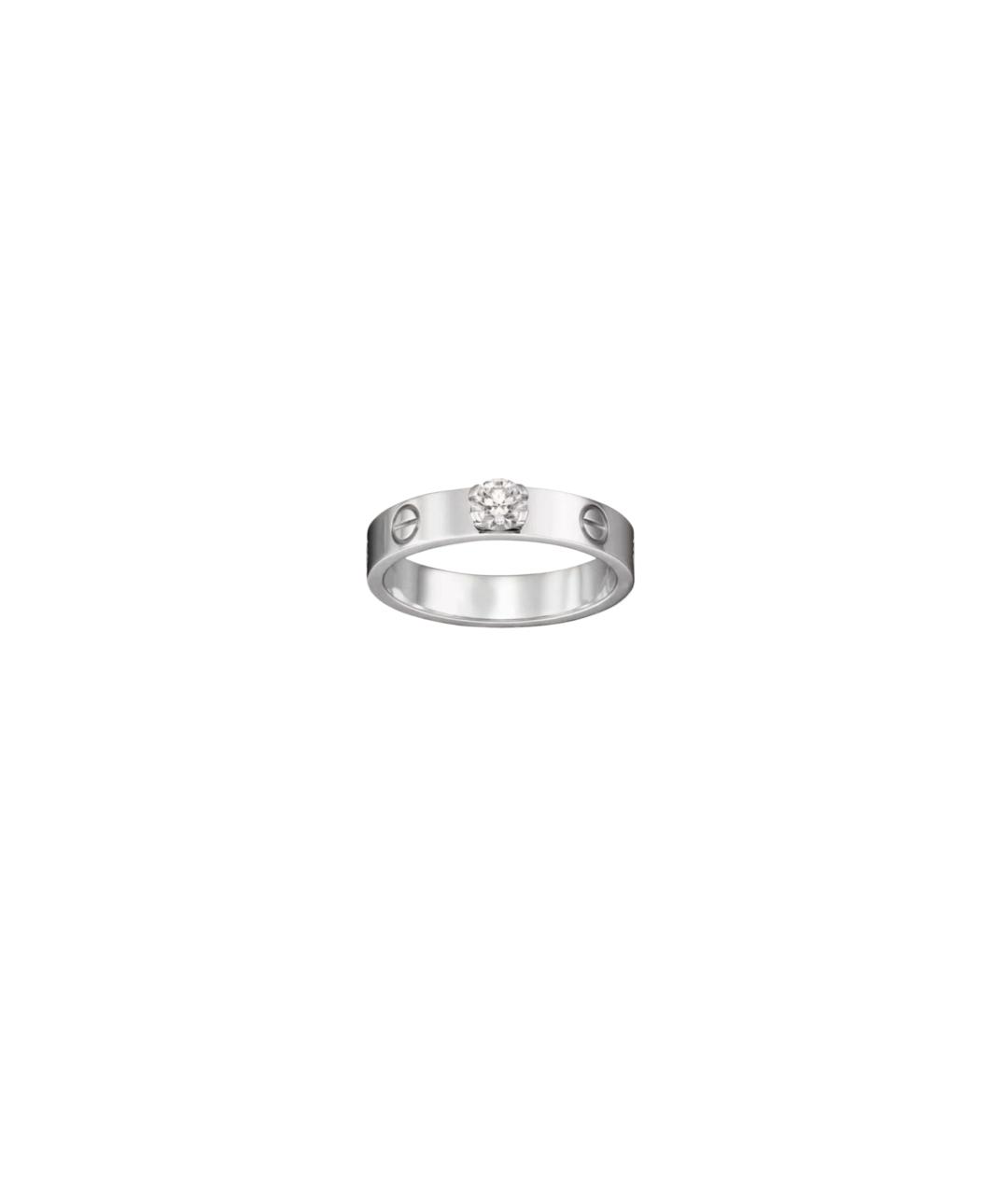 CARTIER Серебряное кольцо из белого золота, фото 6
