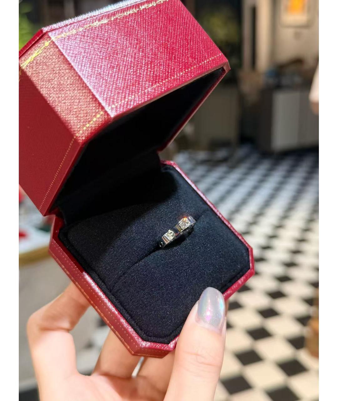 CARTIER Серебряное кольцо из белого золота, фото 3