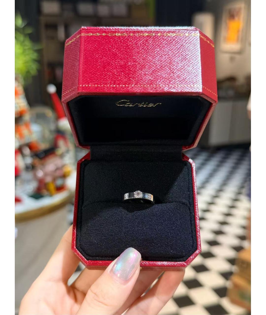 CARTIER Серебряное кольцо из белого золота, фото 2