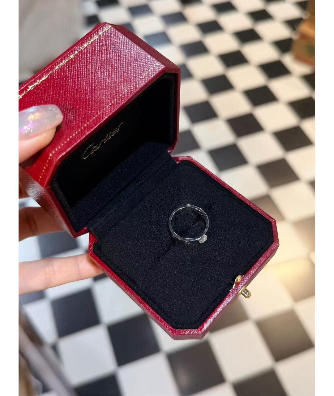 CARTIER Серебряное кольцо из белого золота, фото 5