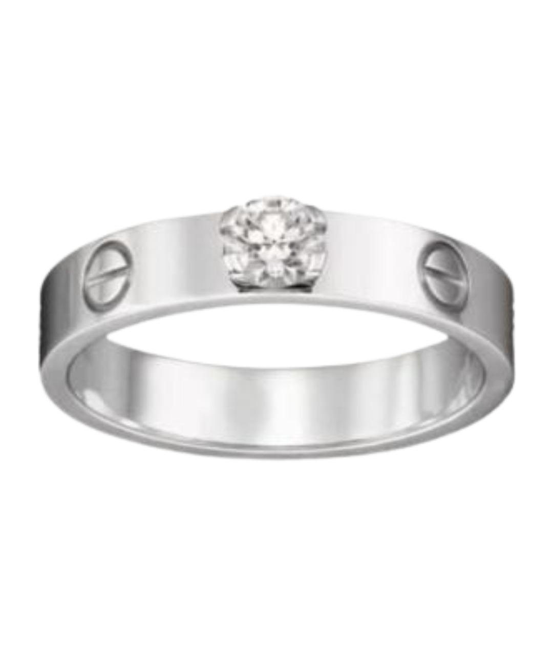CARTIER Серебряное кольцо из белого золота, фото 1