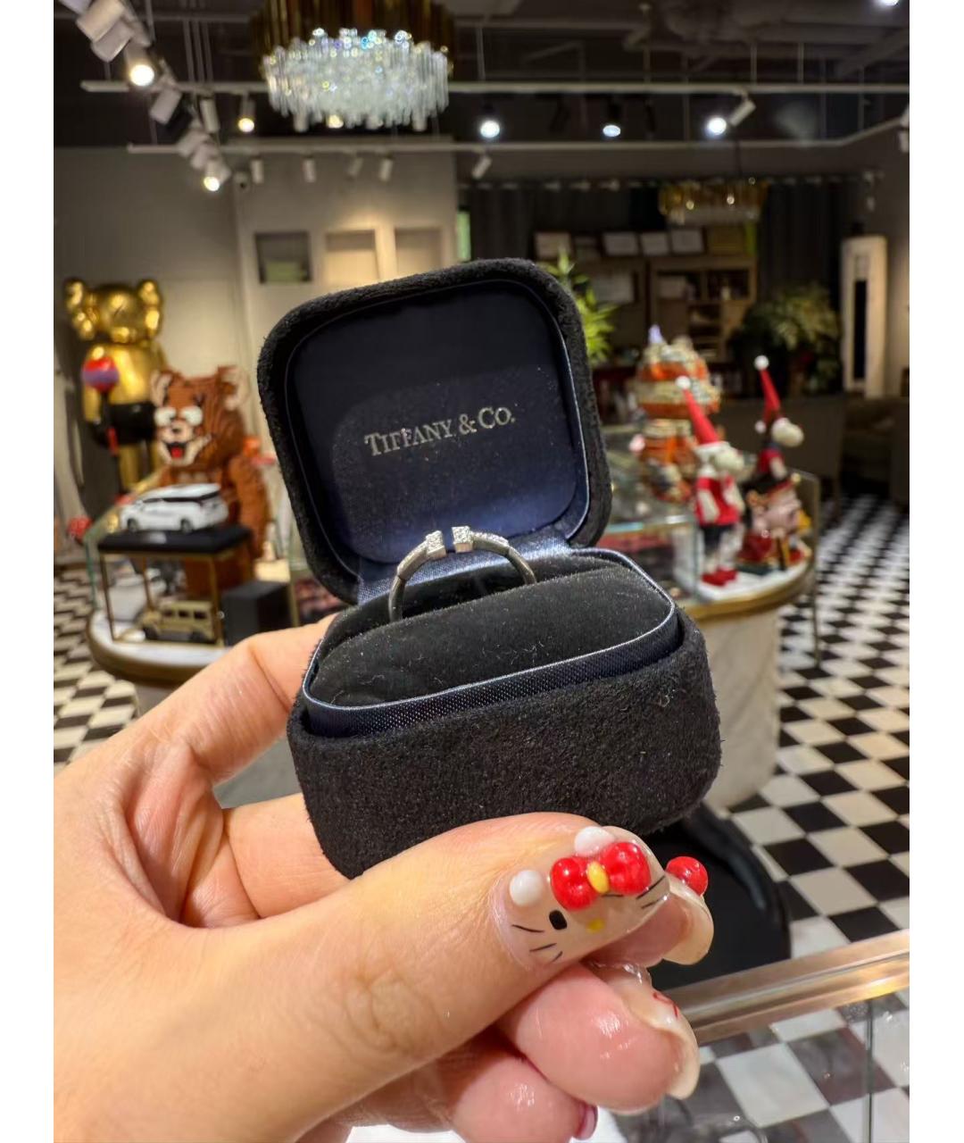 TIFFANY&CO Серебряное кольцо из белого золота, фото 5