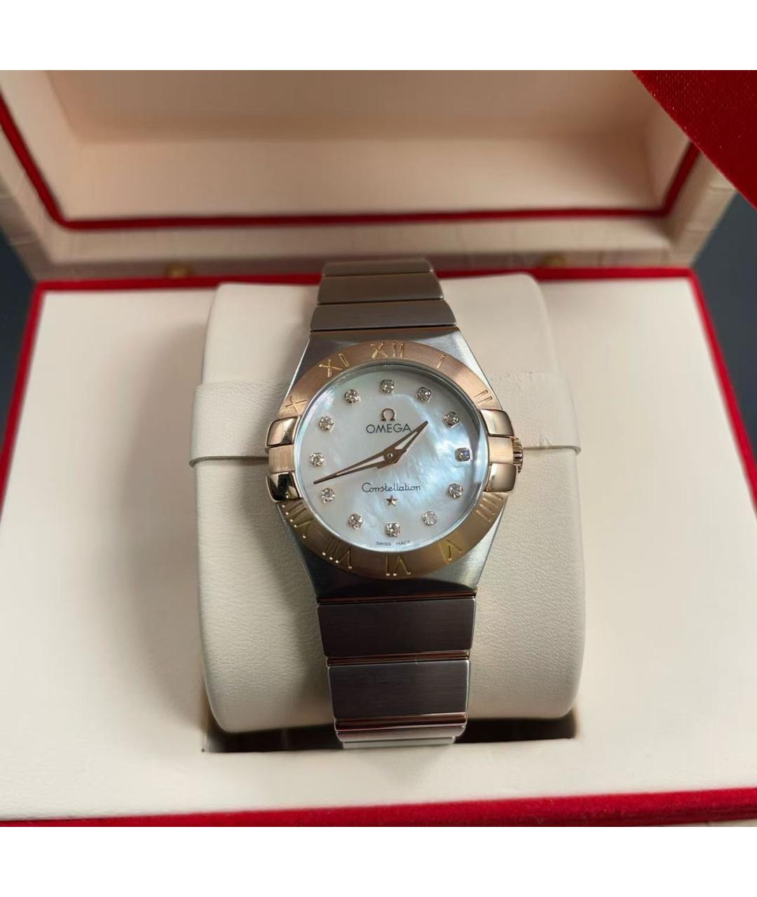 OMEGA Серебряные часы, фото 2