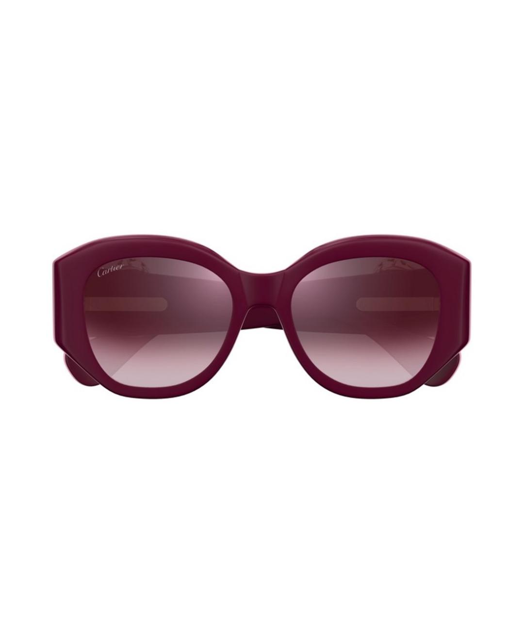 CARTIER Бордовые солнцезащитные очки, фото 2
