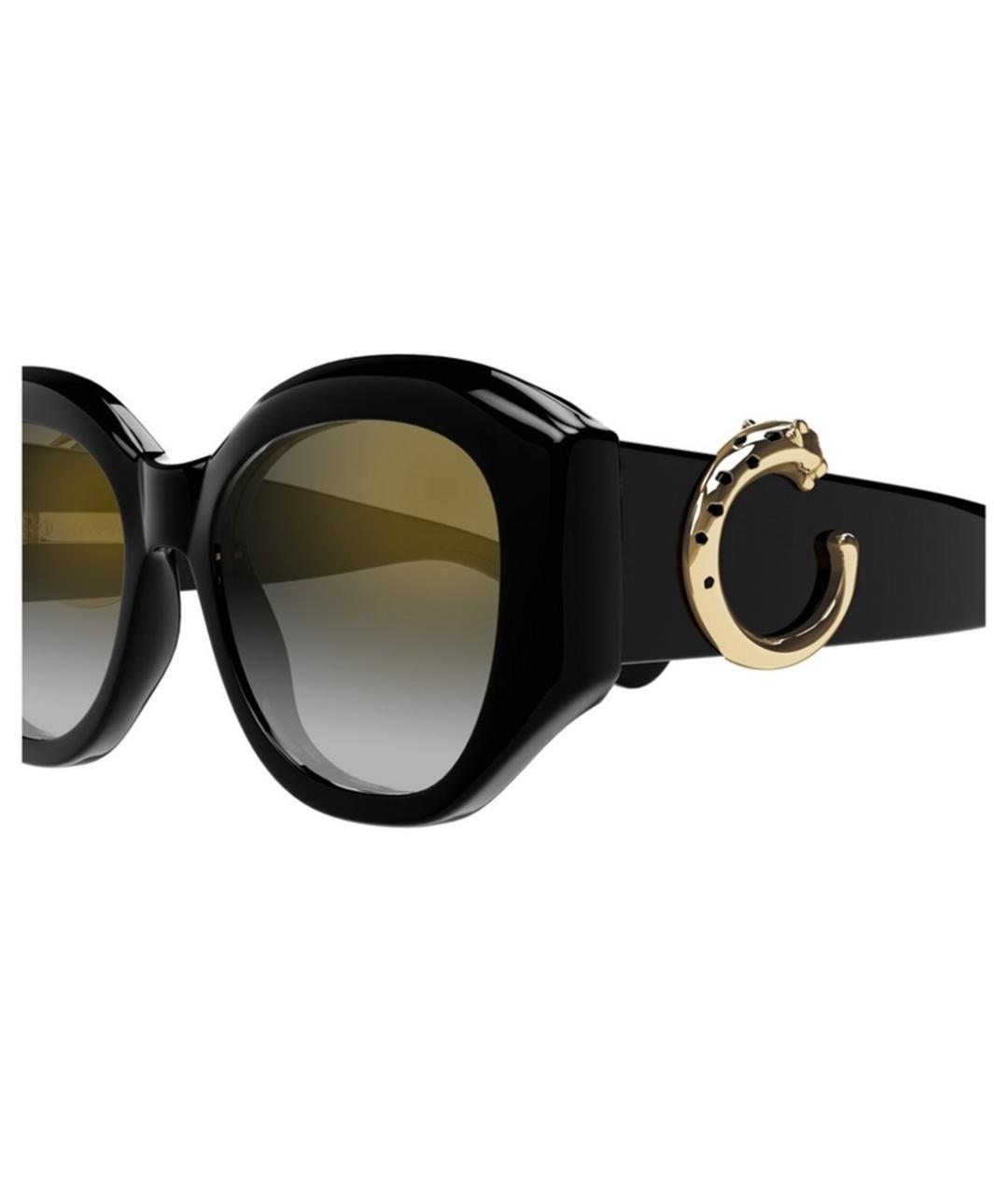 CARTIER Черные солнцезащитные очки, фото 3