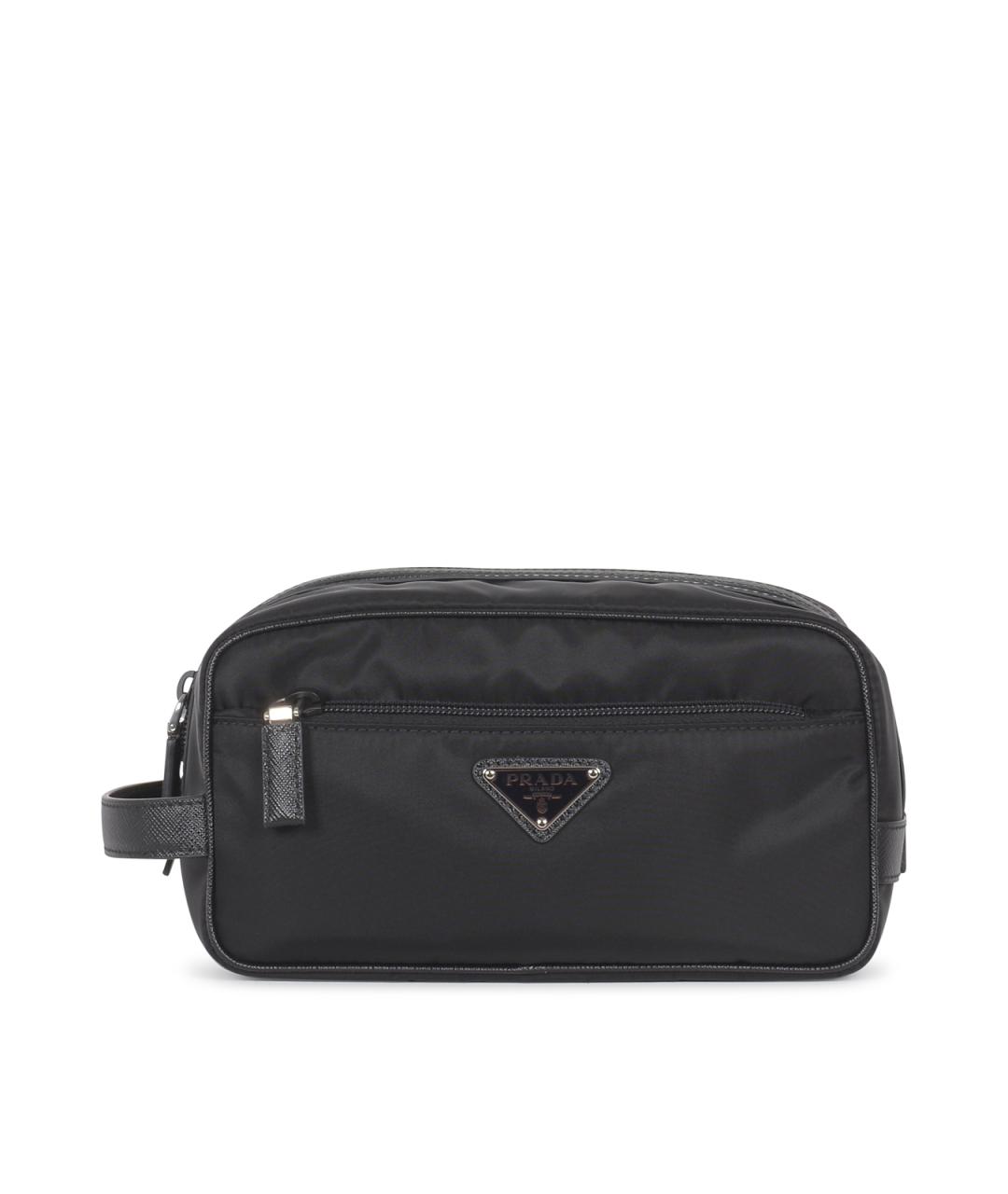 PRADA Черная нейлоновая барсетка, фото 1