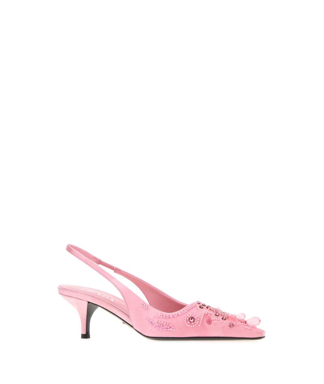 PRADA Розовые текстильные туфли, фото 2