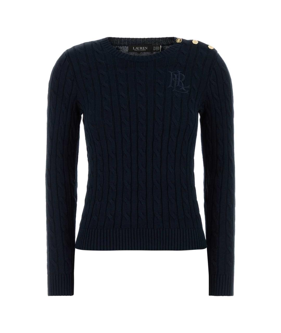 POLO RALPH LAUREN Синий хлопковый джемпер / свитер, фото 1