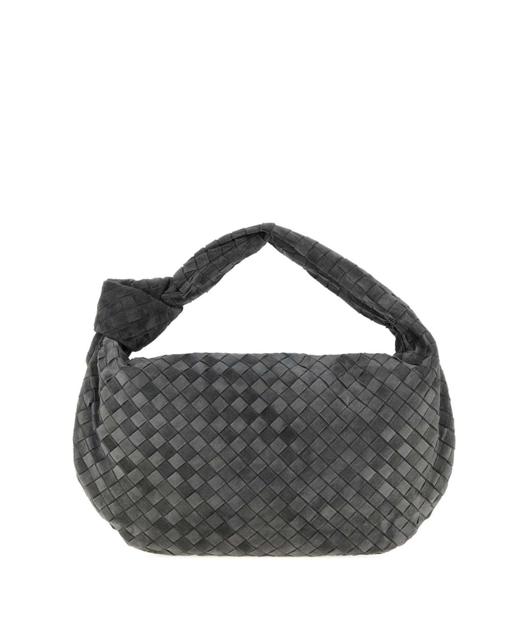 BOTTEGA VENETA Серая замшевая сумка через плечо, фото 1