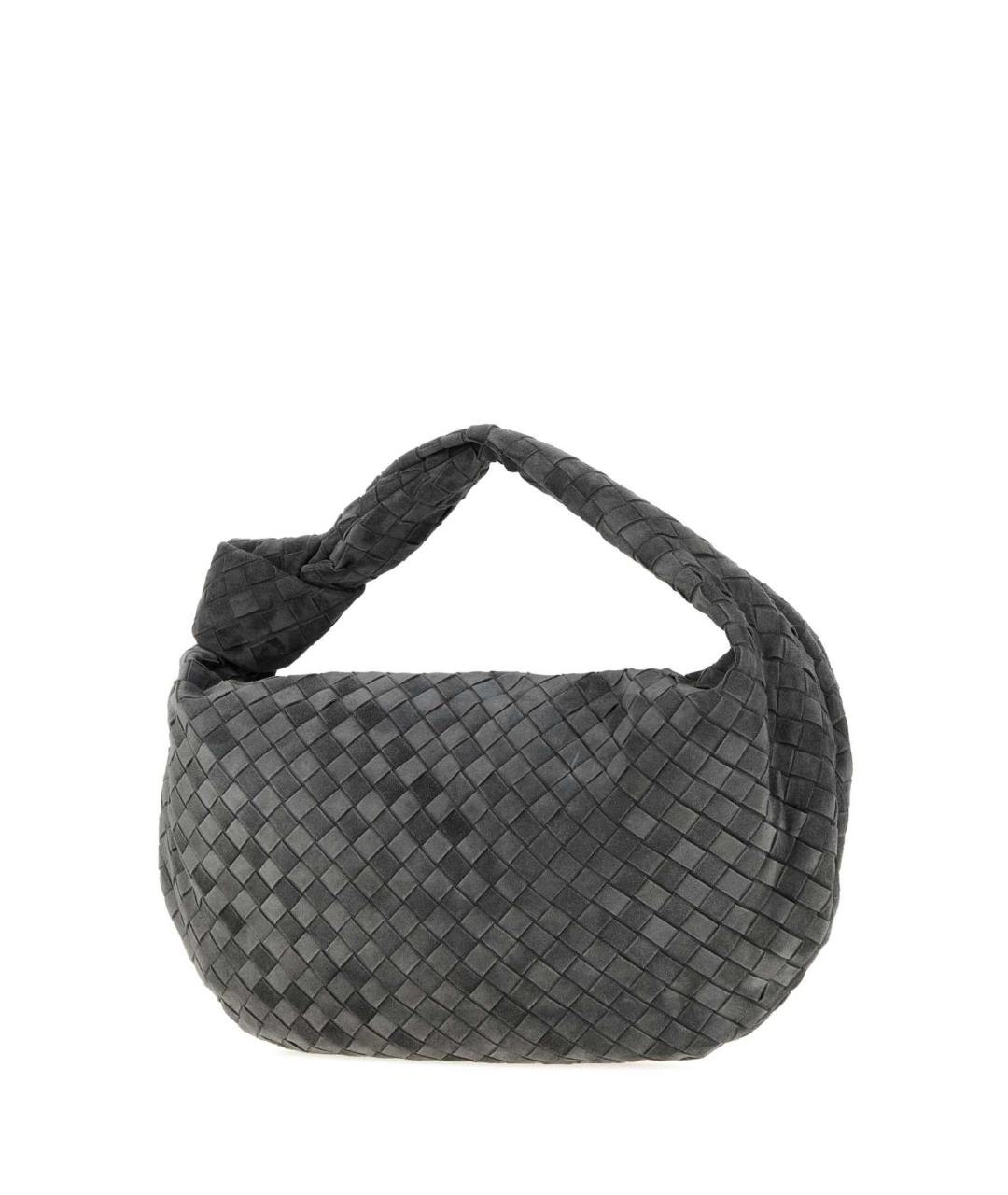 BOTTEGA VENETA Серая замшевая сумка через плечо, фото 2