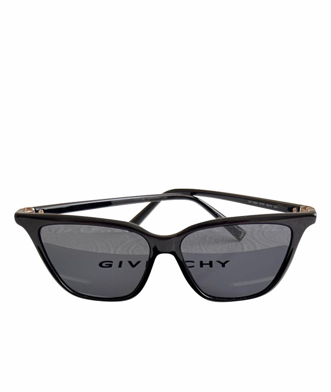 GIVENCHY Черные пластиковые солнцезащитные очки, фото 1
