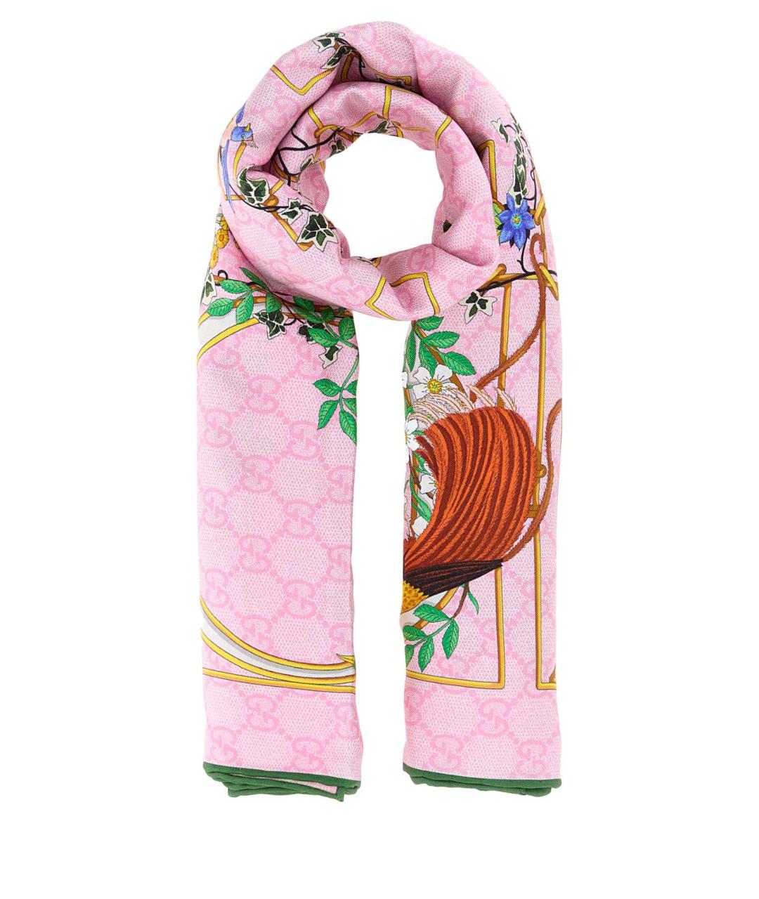 GUCCI Мульти шелковый шарф, фото 1
