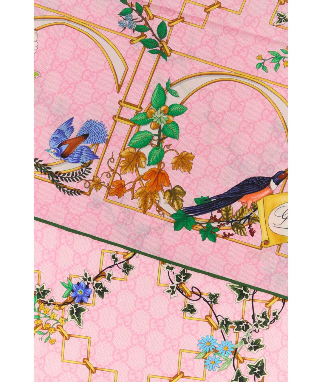 GUCCI Мульти шелковый шарф, фото 2