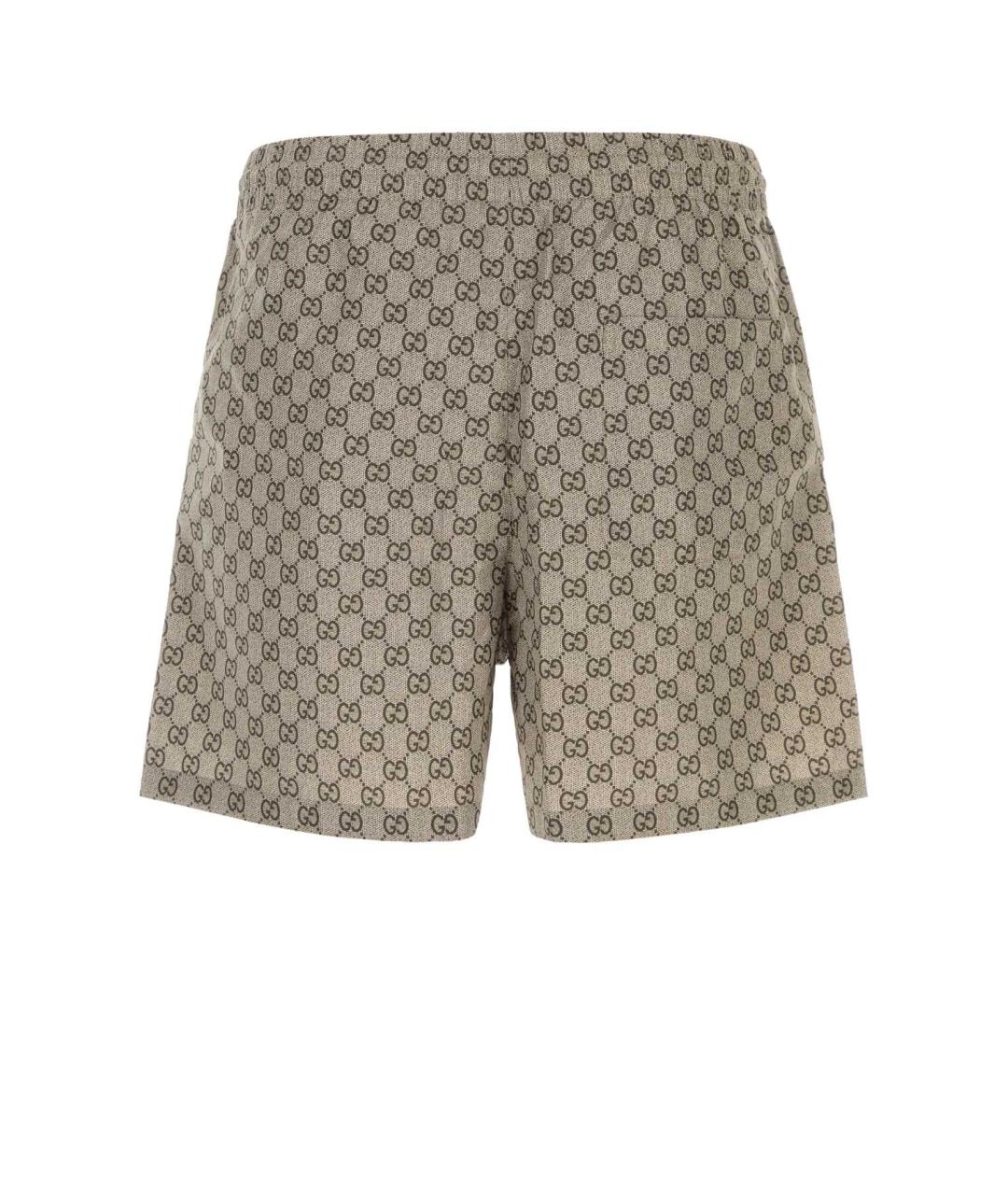 GUCCI Бежевые полиэстеровые плавки, фото 2