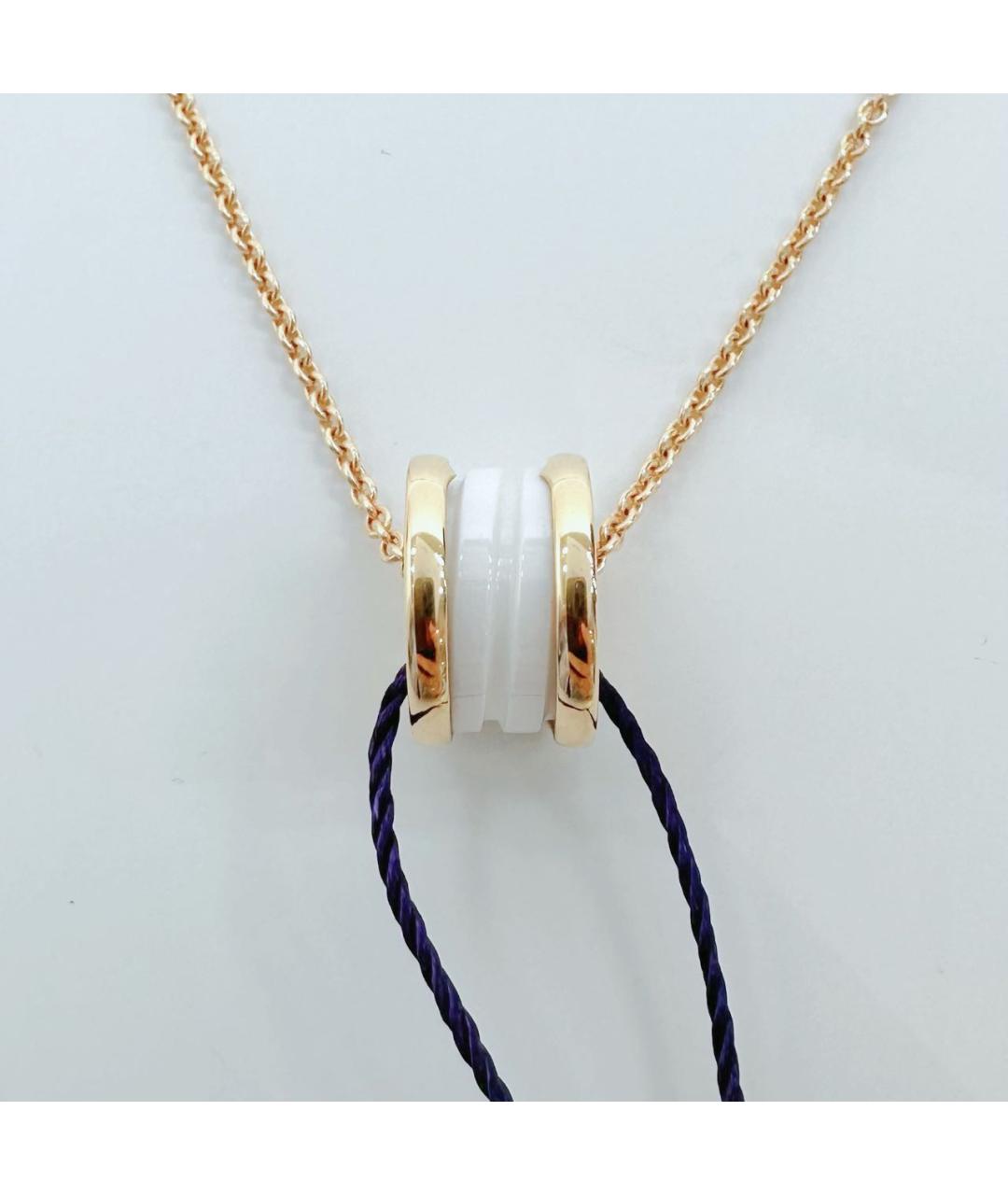 BVLGARI Золотое колье из розового золота, фото 2