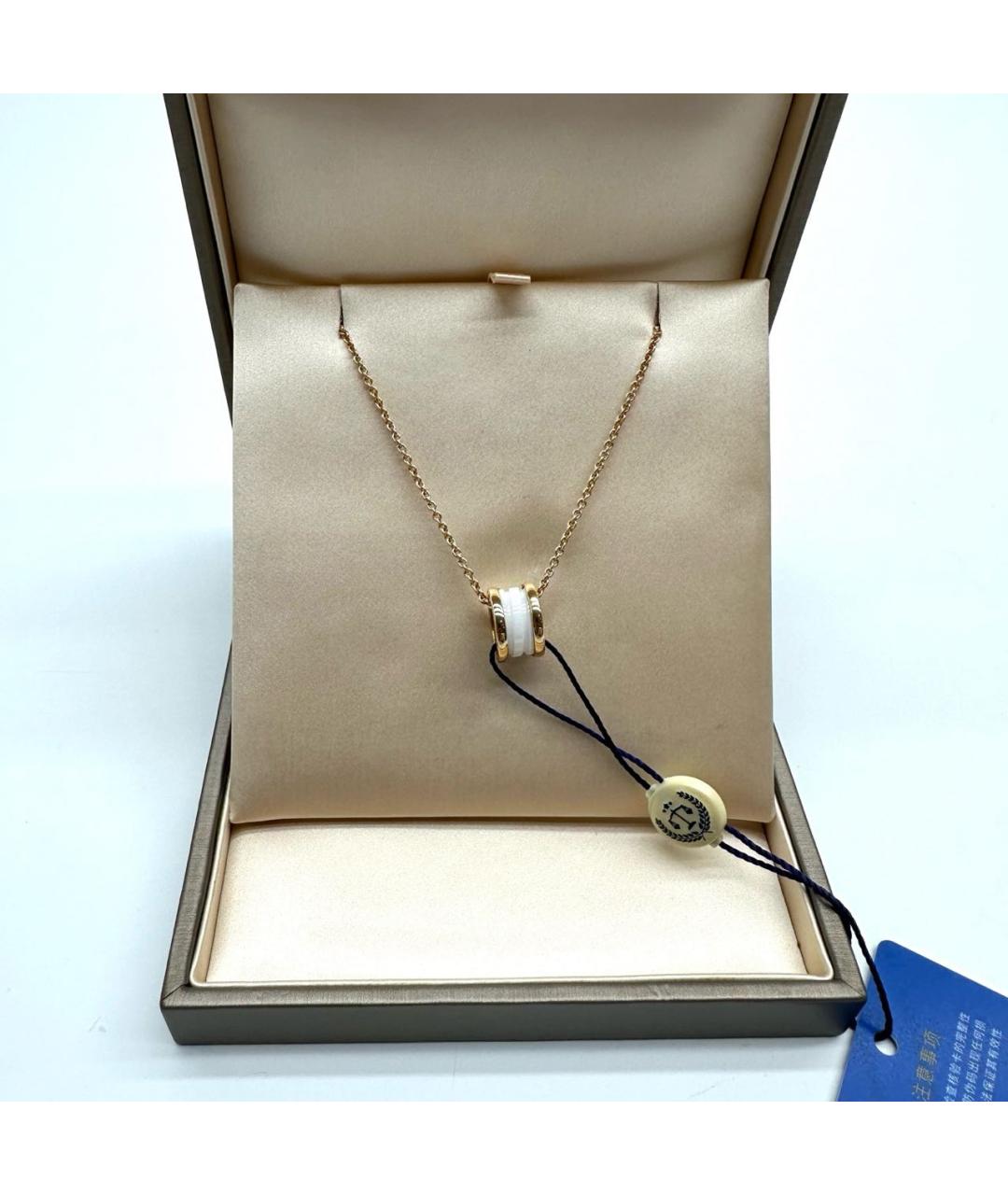 BVLGARI Золотое колье из розового золота, фото 3