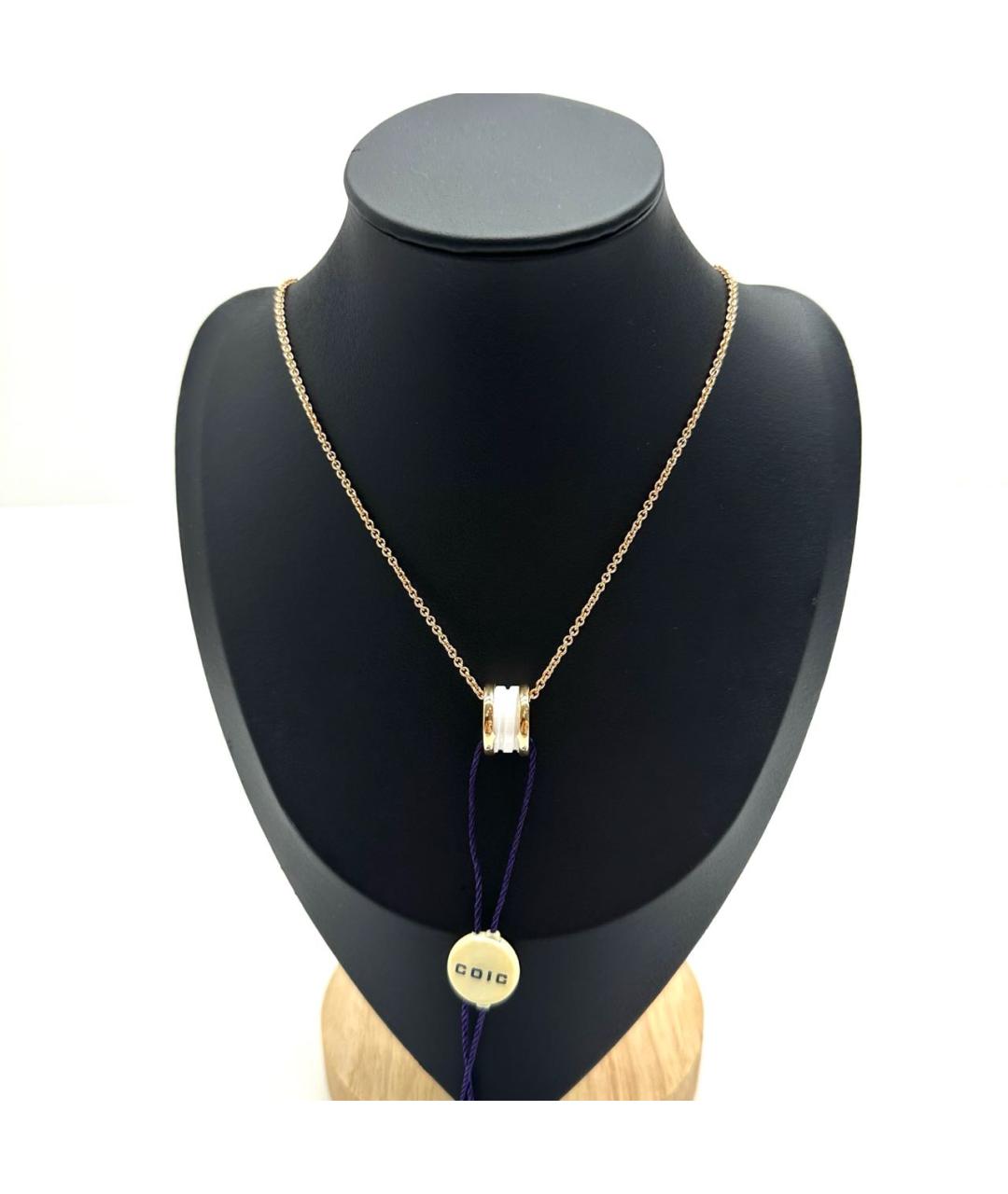 BVLGARI Золотое колье из розового золота, фото 9