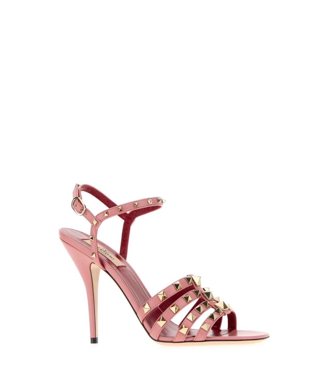 VALENTINO Розовые кожаные босоножки, фото 2