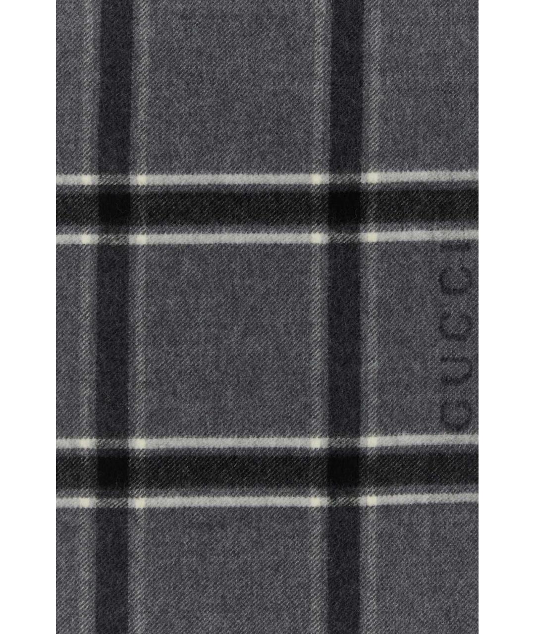 GUCCI Мульти шерстяной шарф, фото 2