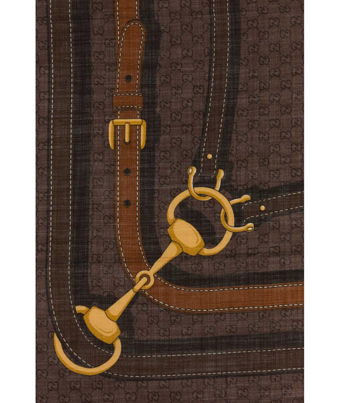 GUCCI Мульти шерстяной шарф, фото 2