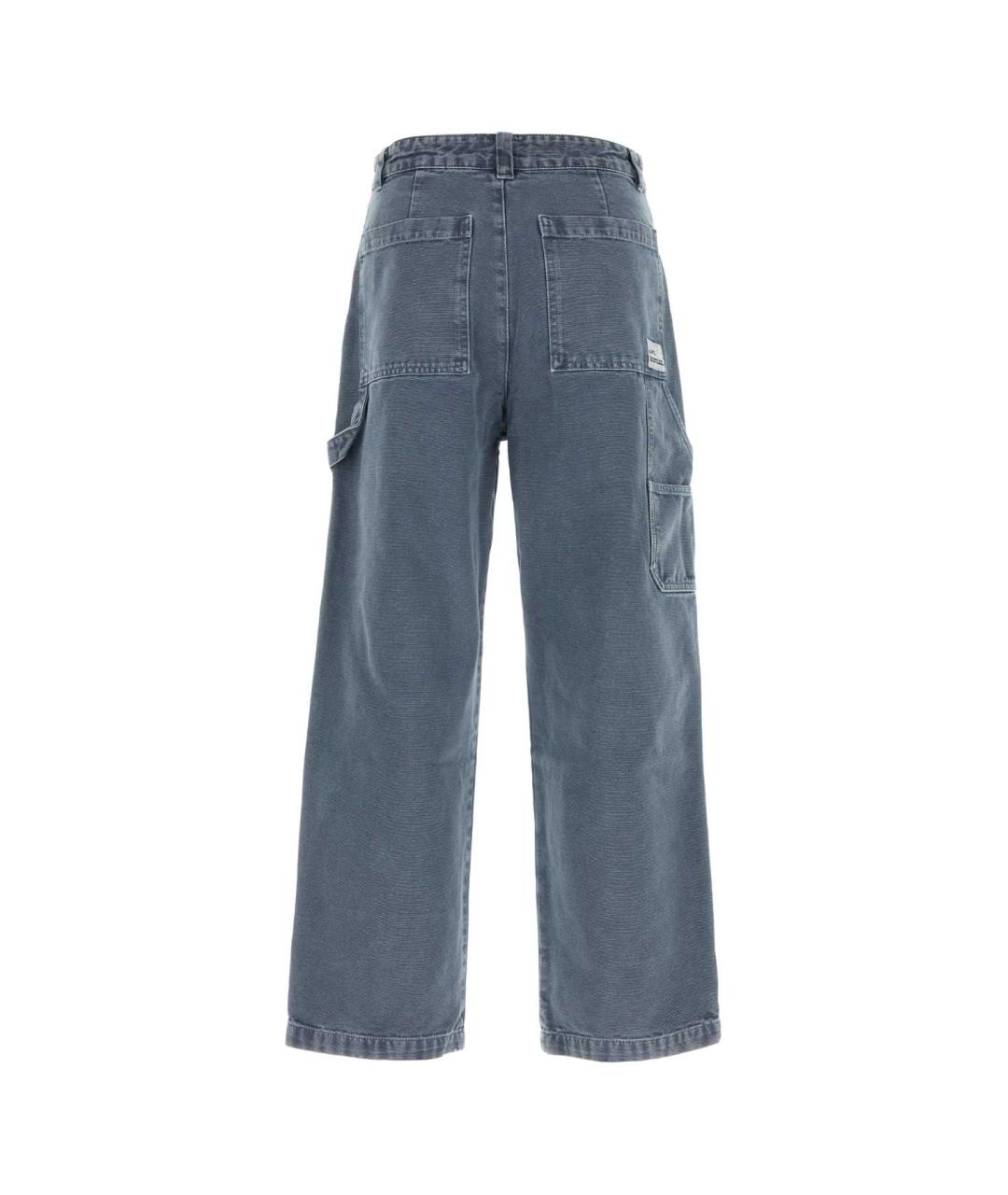 A.P.C. Голубые хлопковые повседневные брюки, фото 2