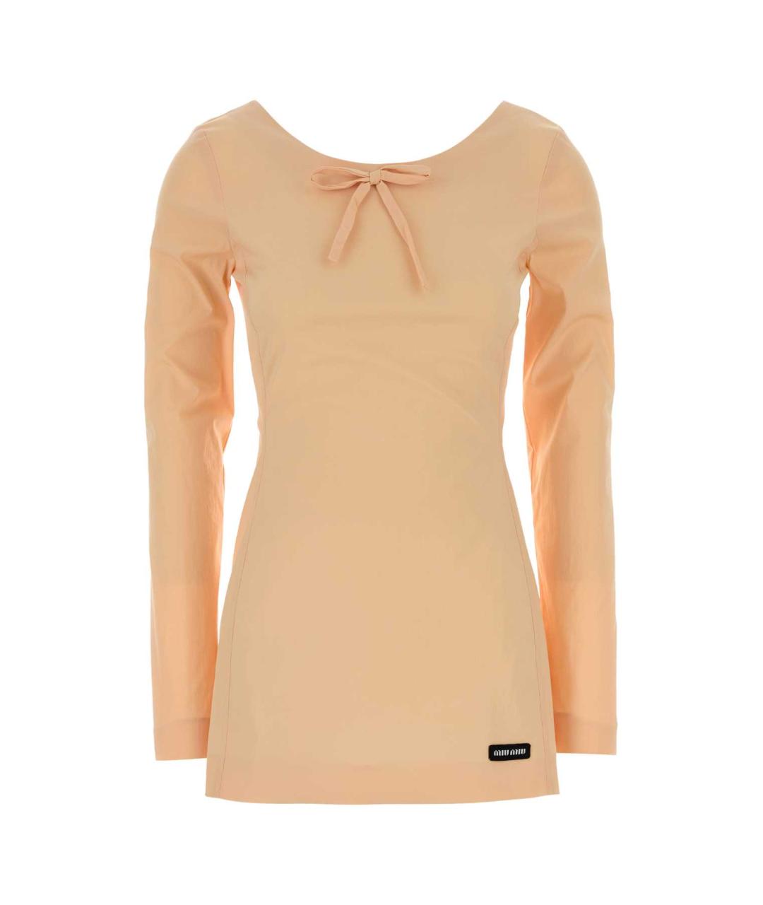 MIU MIU Бежевое платье, фото 1