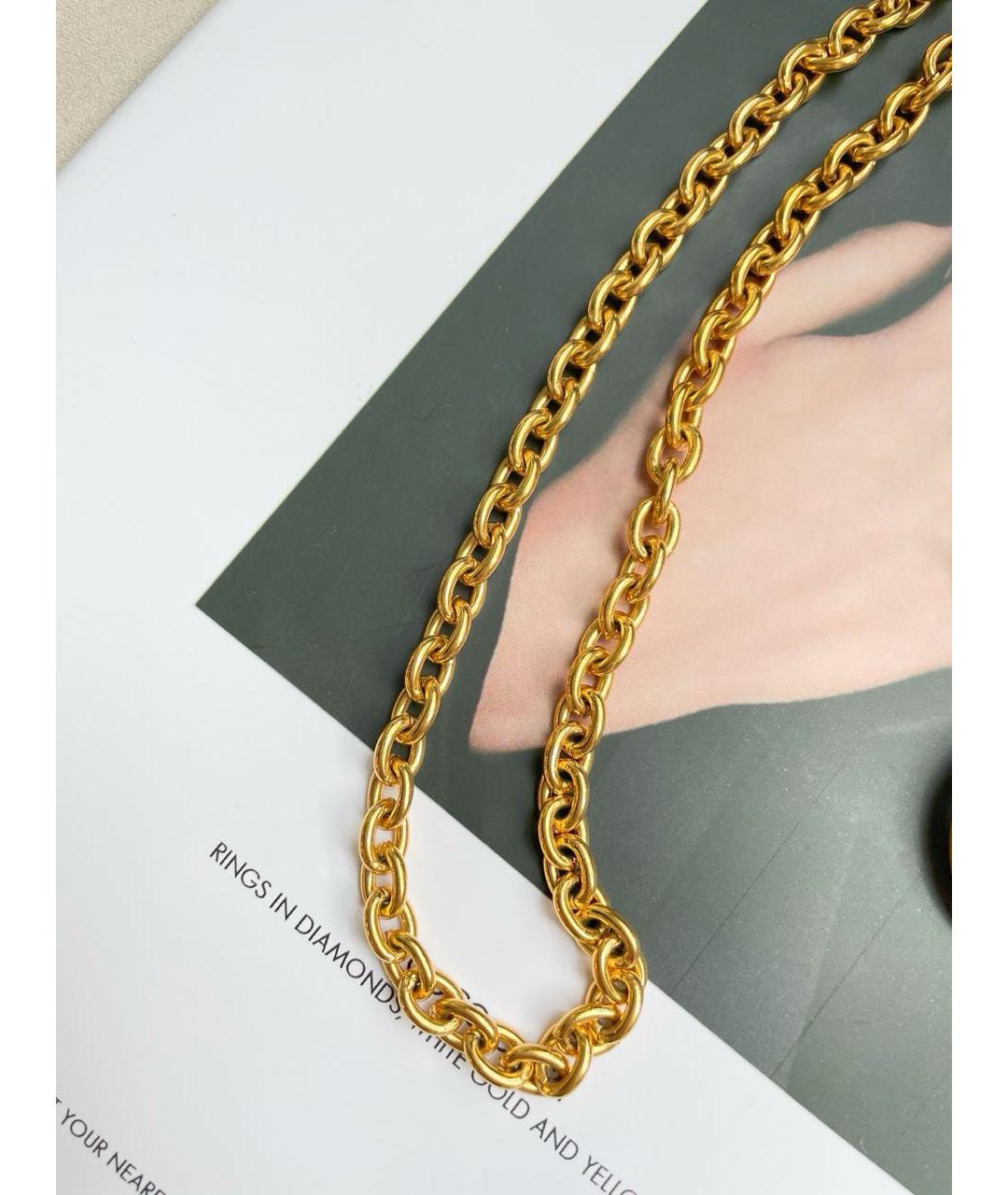 CHANEL Золотое колье, фото 6