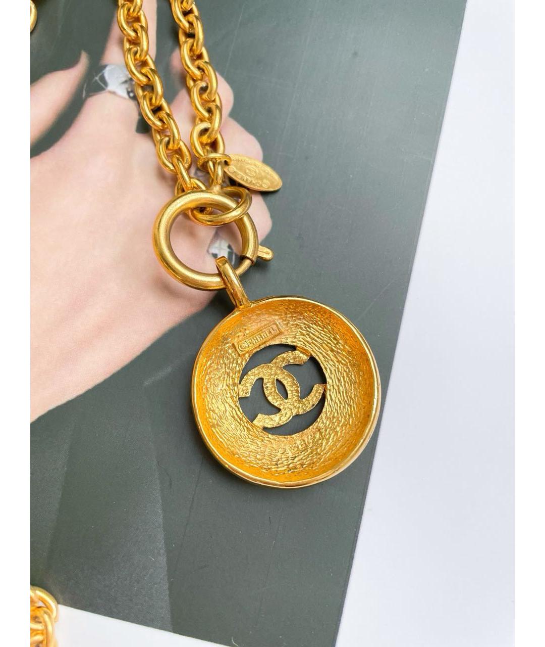 CHANEL Золотое колье, фото 5