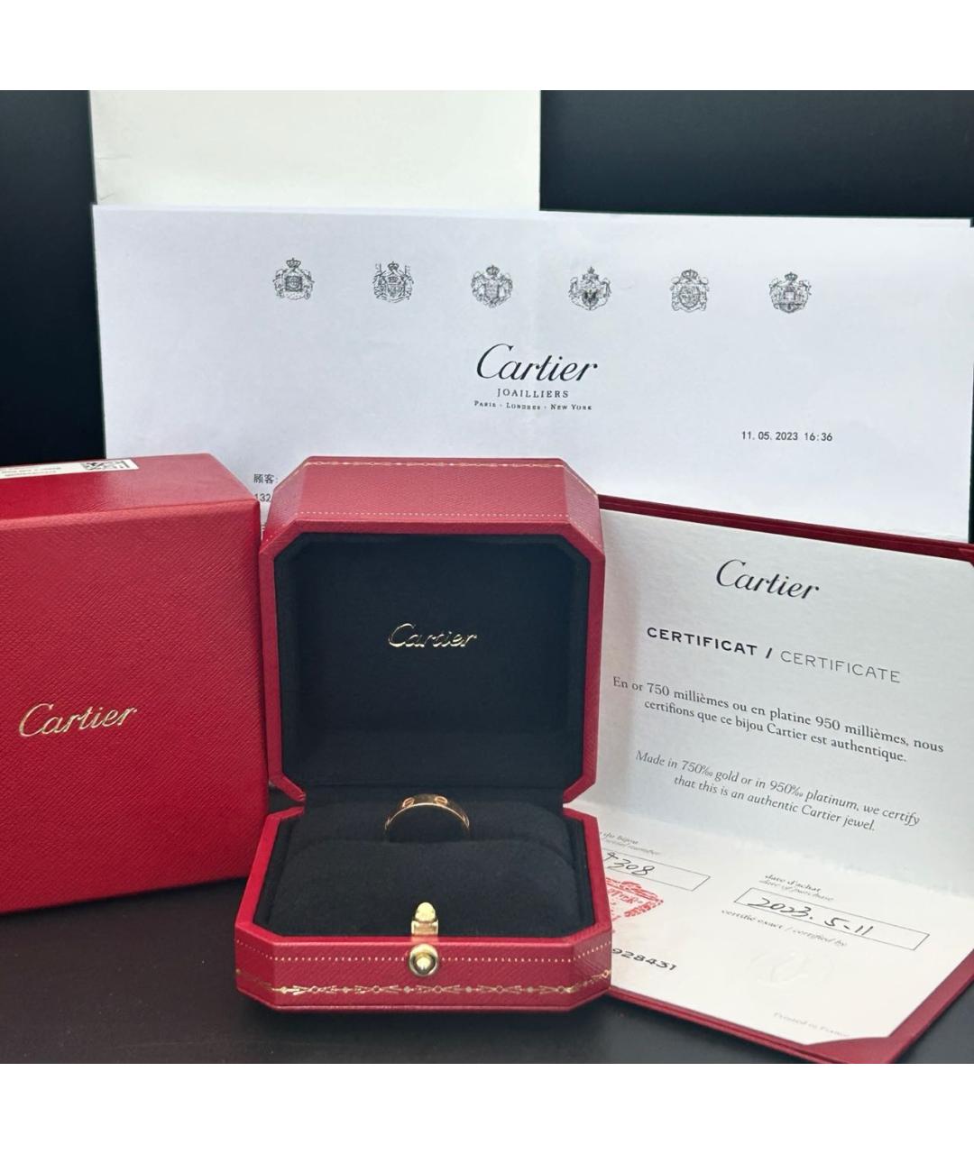 CARTIER Золотое кольцо из розового золота, фото 6