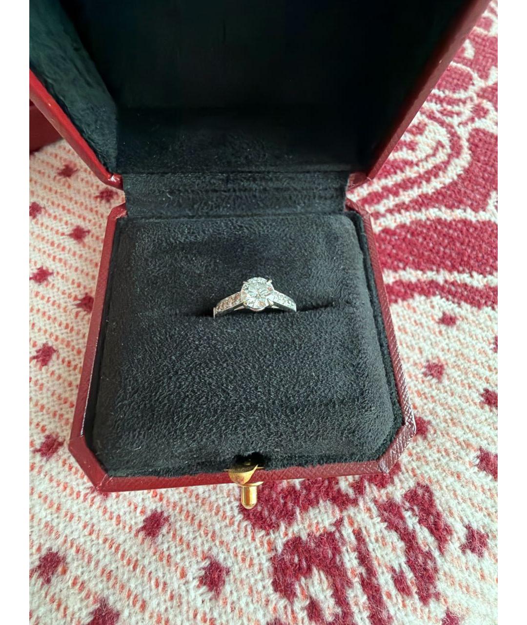 CARTIER Белое кольцо из белого золота, фото 5