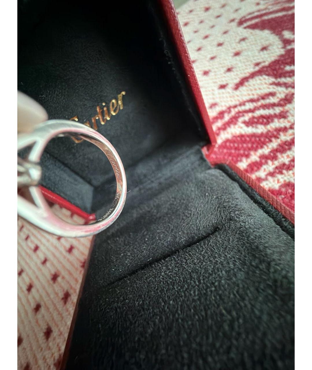 CARTIER Белое кольцо из белого золота, фото 4