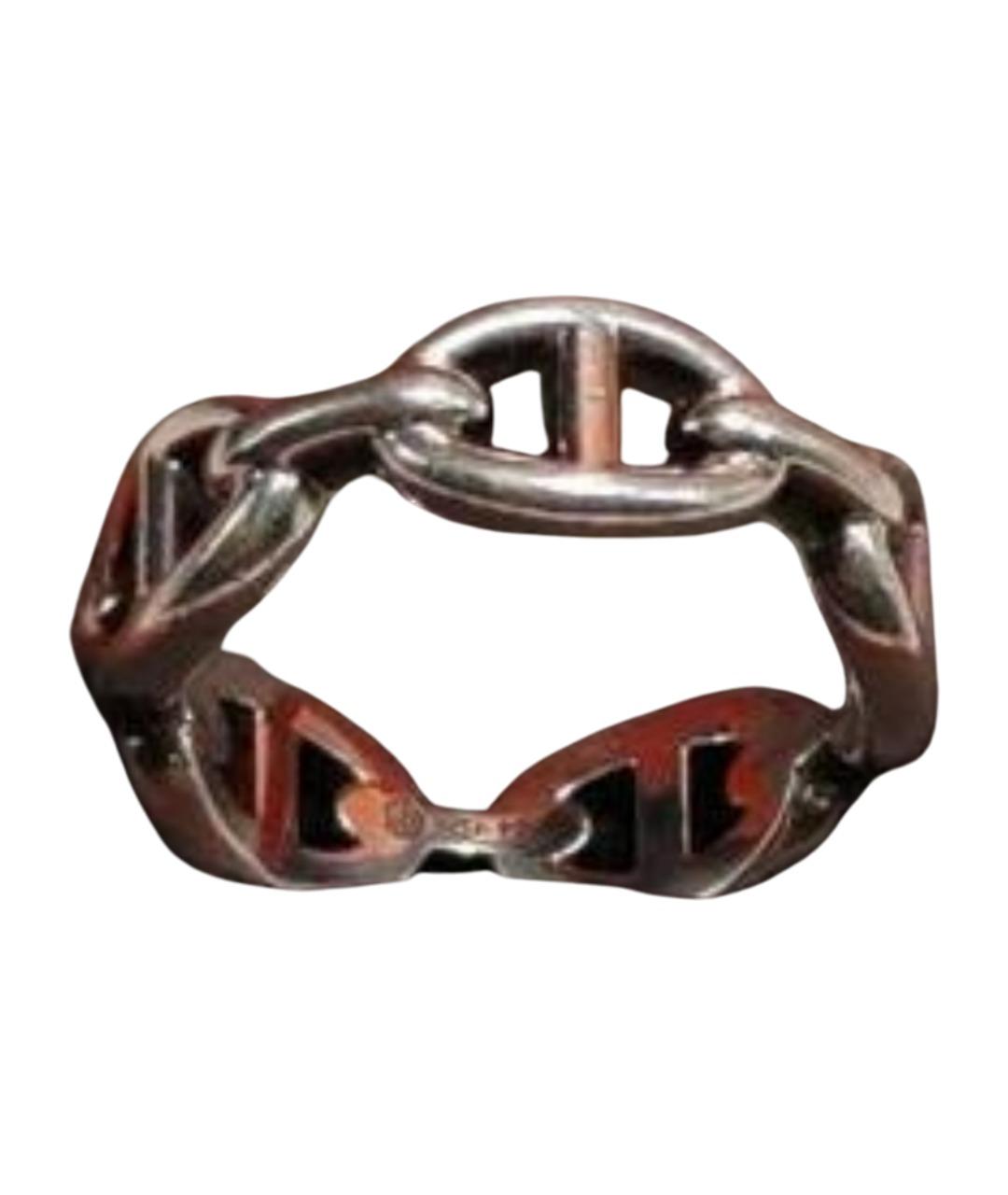 HERMES Серебряное серебряное кольцо, фото 1