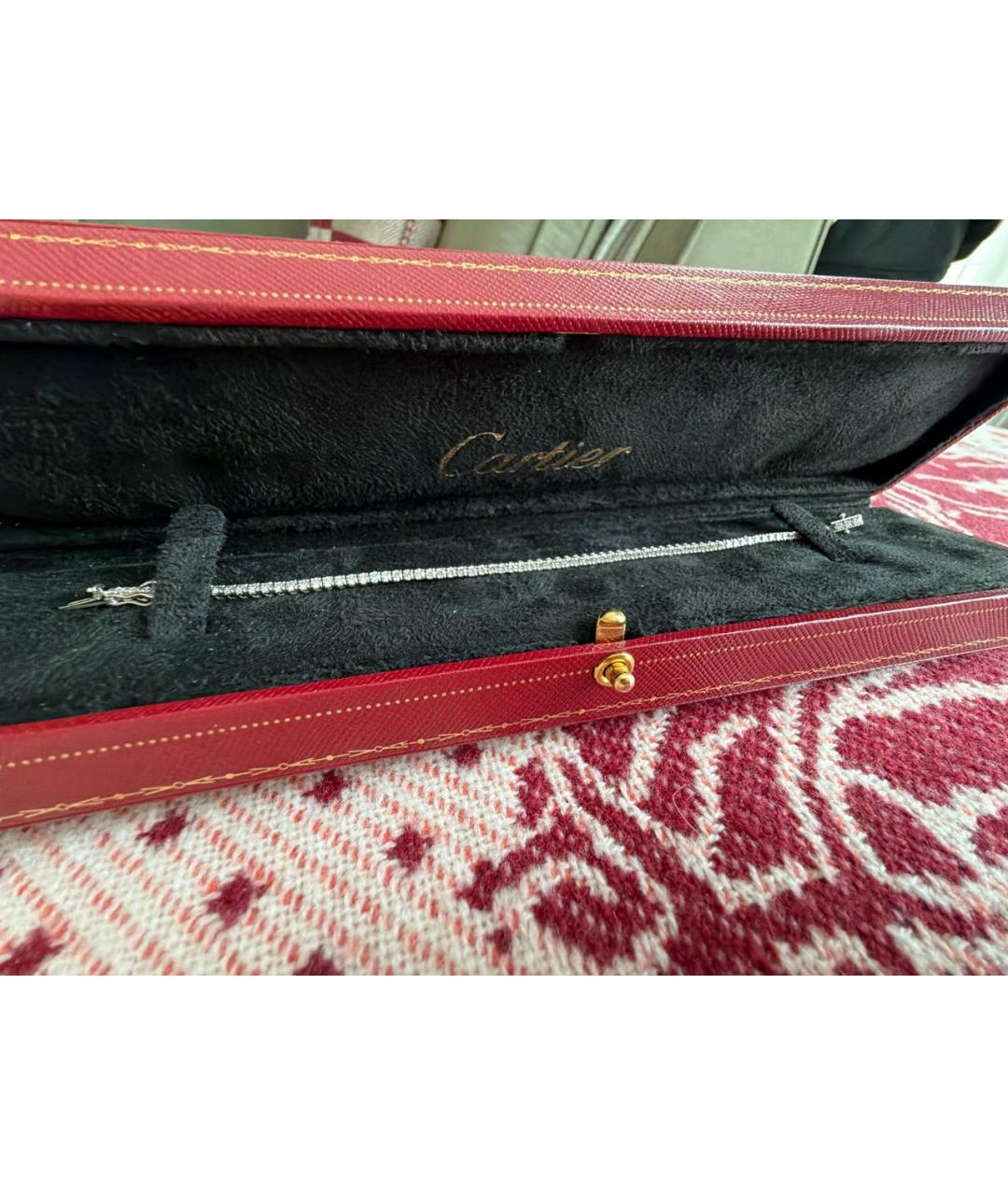 CARTIER Белый браслет из белого золота, фото 5