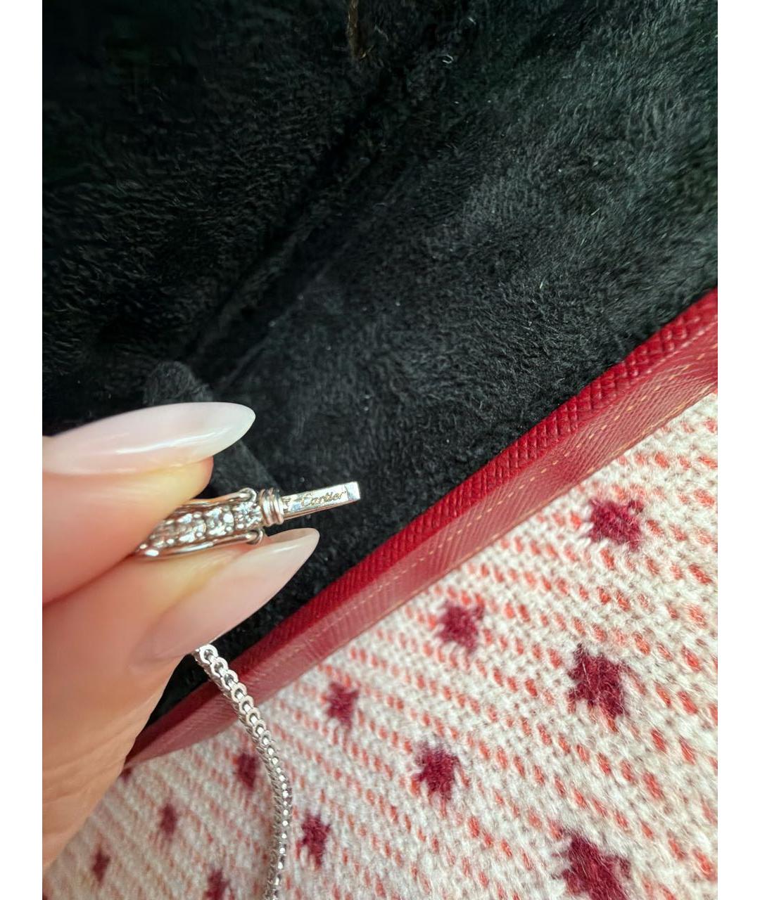 CARTIER Белый браслет из белого золота, фото 3
