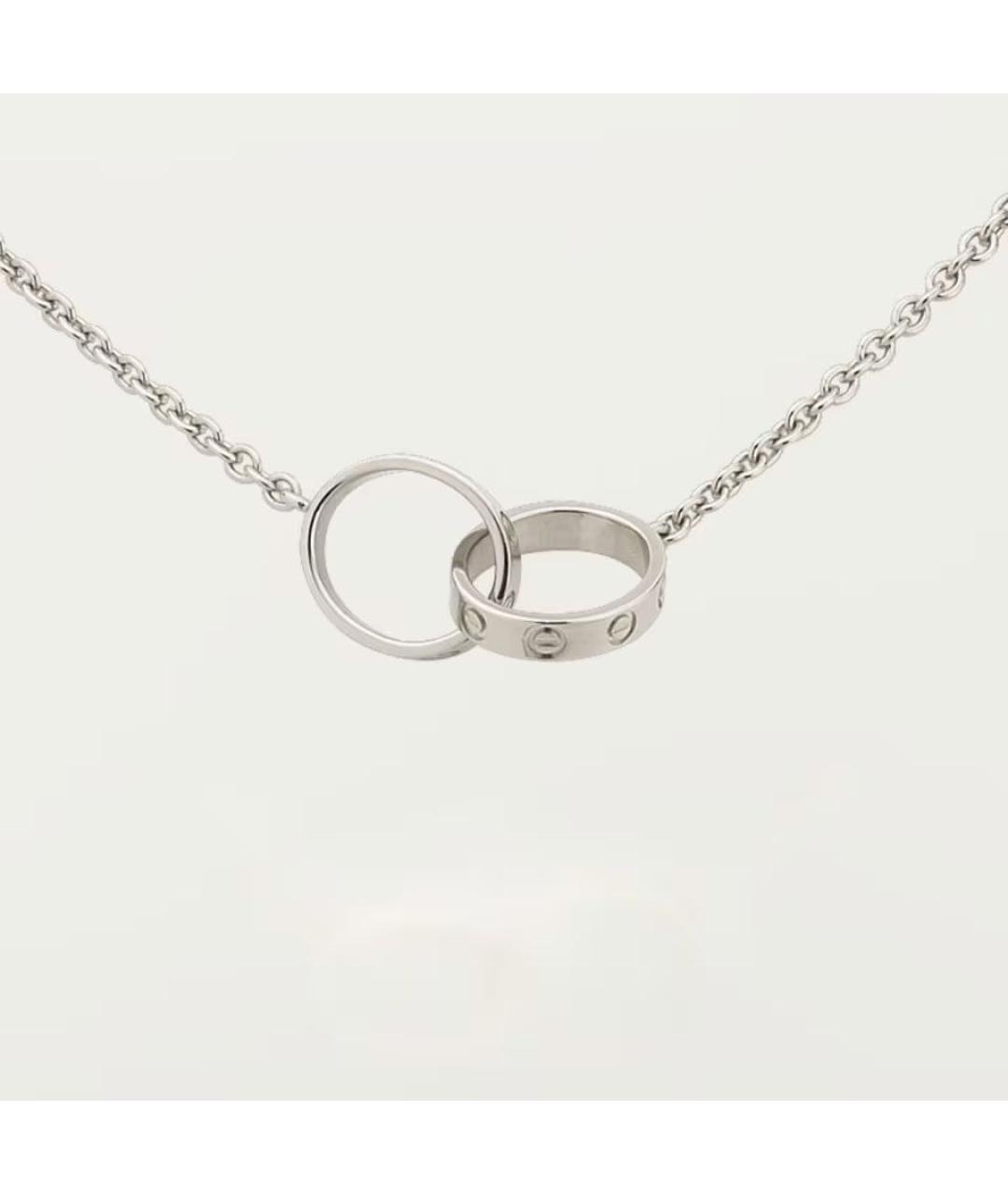 CARTIER Серебряная подвеска из белого золота, фото 4