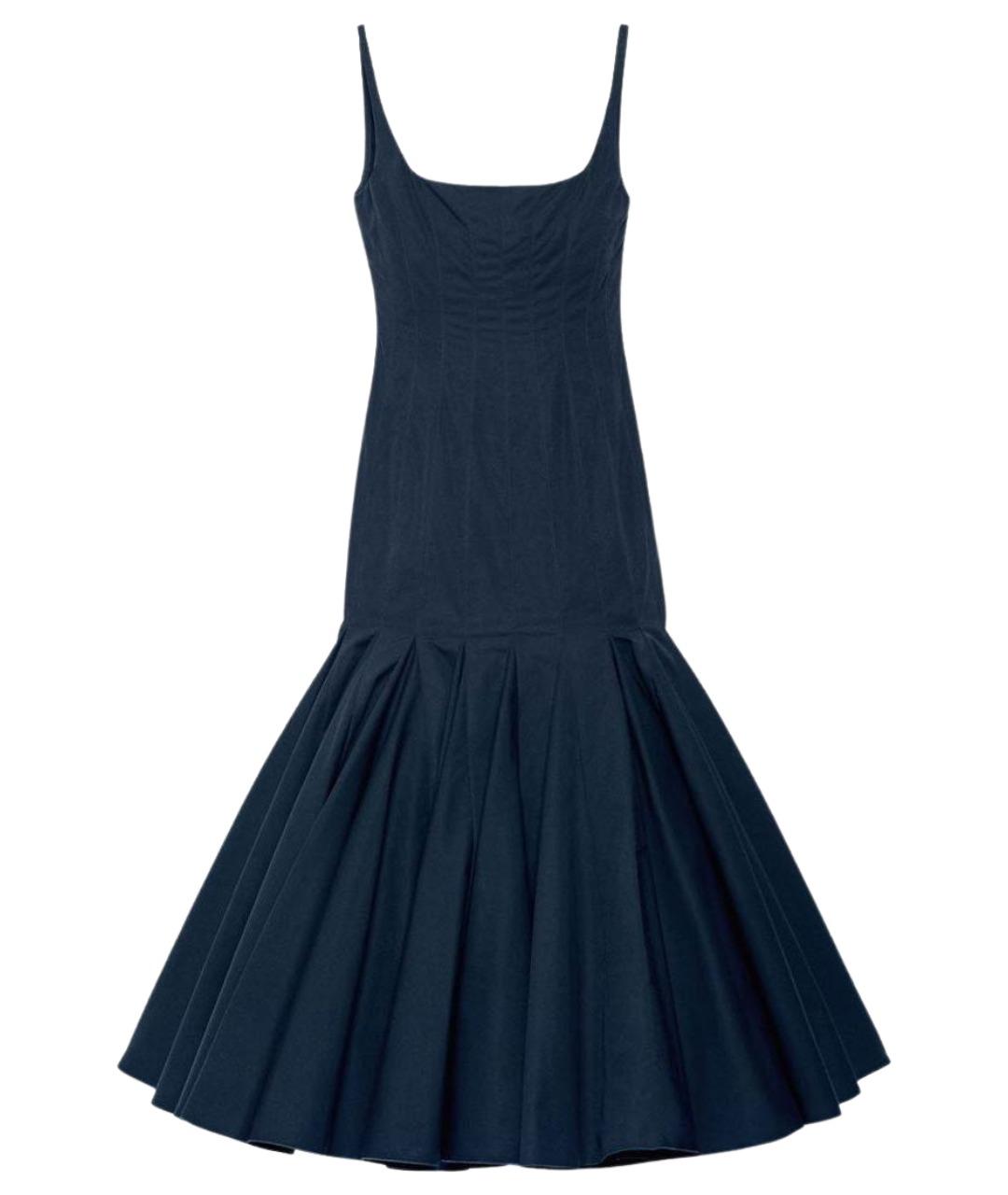 JACQUEMUS Черное хлопковое коктейльное платье, фото 1