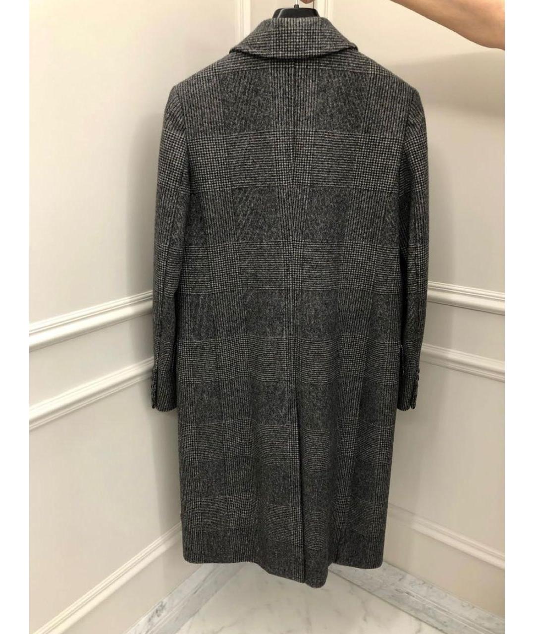 MAX MARA Серое шерстяное пальто, фото 2