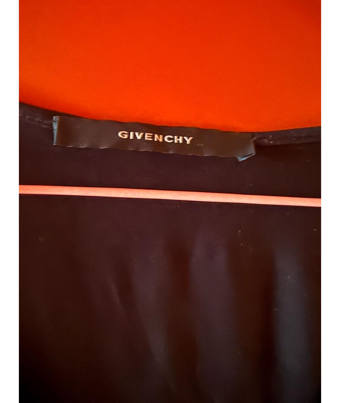 GIVENCHY Черная вискозная майка, фото 2