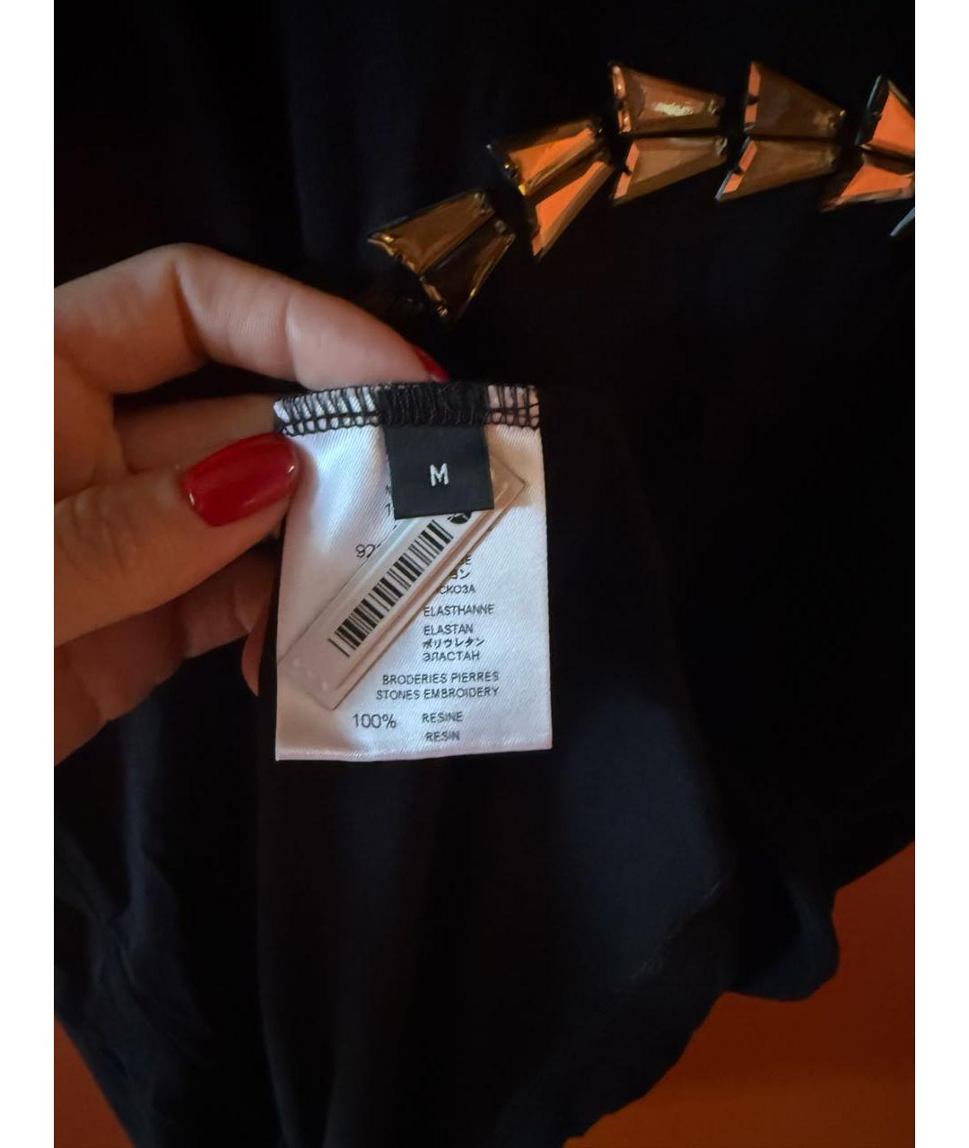 GIVENCHY Черная вискозная майка, фото 4
