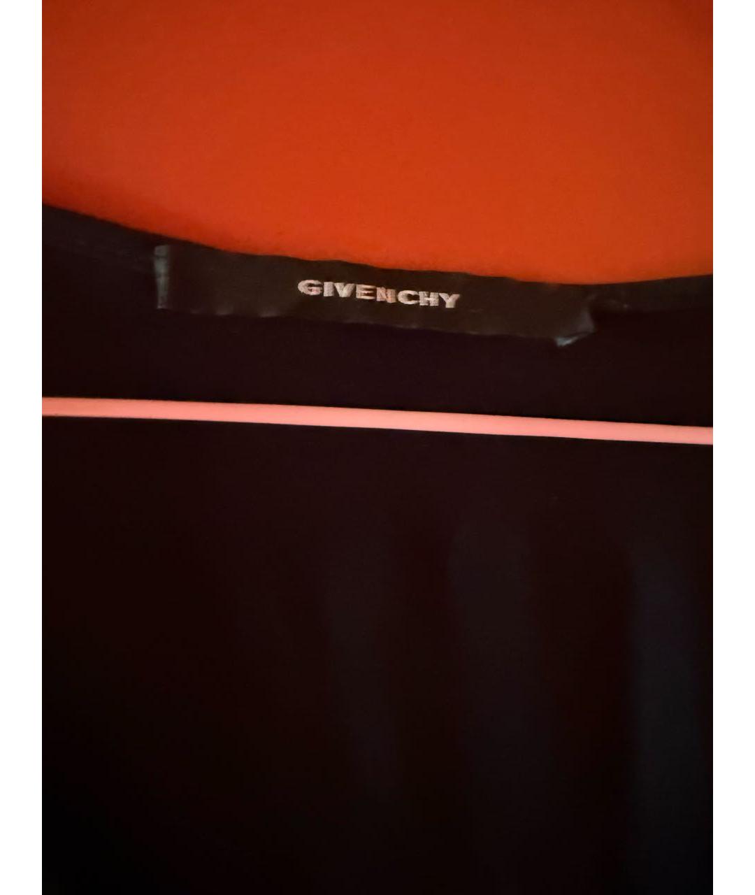 GIVENCHY Черная вискозная майка, фото 3