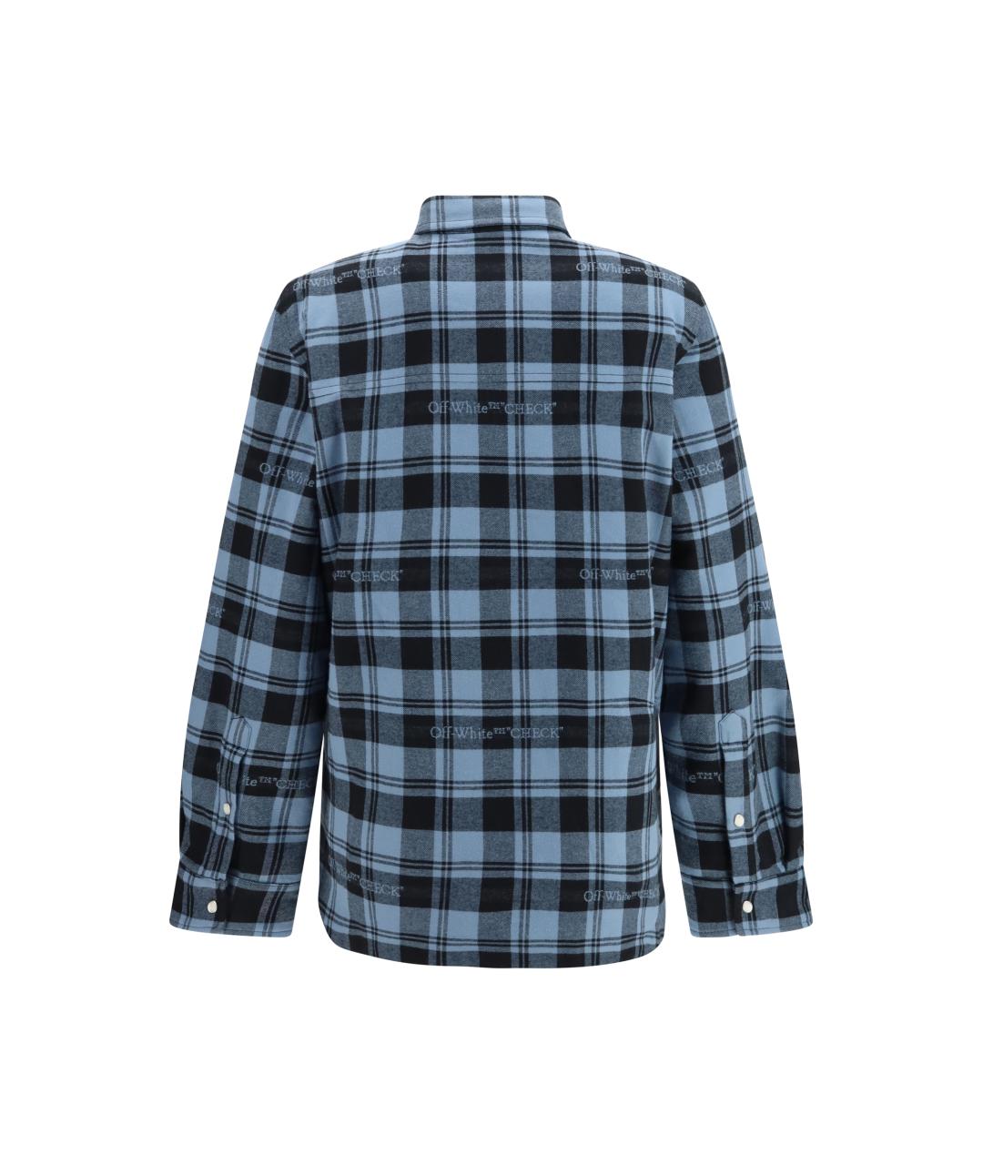 OFF-WHITE Голубая хлопковая рубашка, фото 2