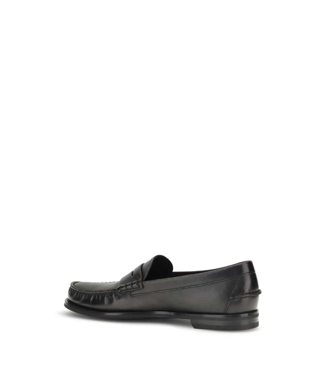 PRADA Черные кожаные лоферы, фото 3
