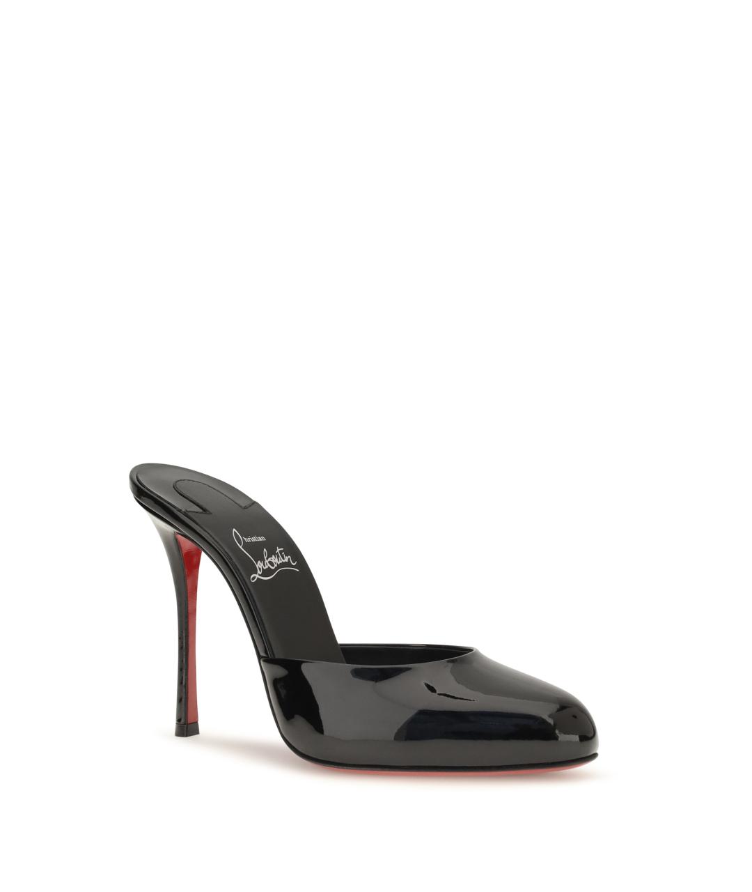 CHRISTIAN LOUBOUTIN Черные кожаные туфли, фото 2