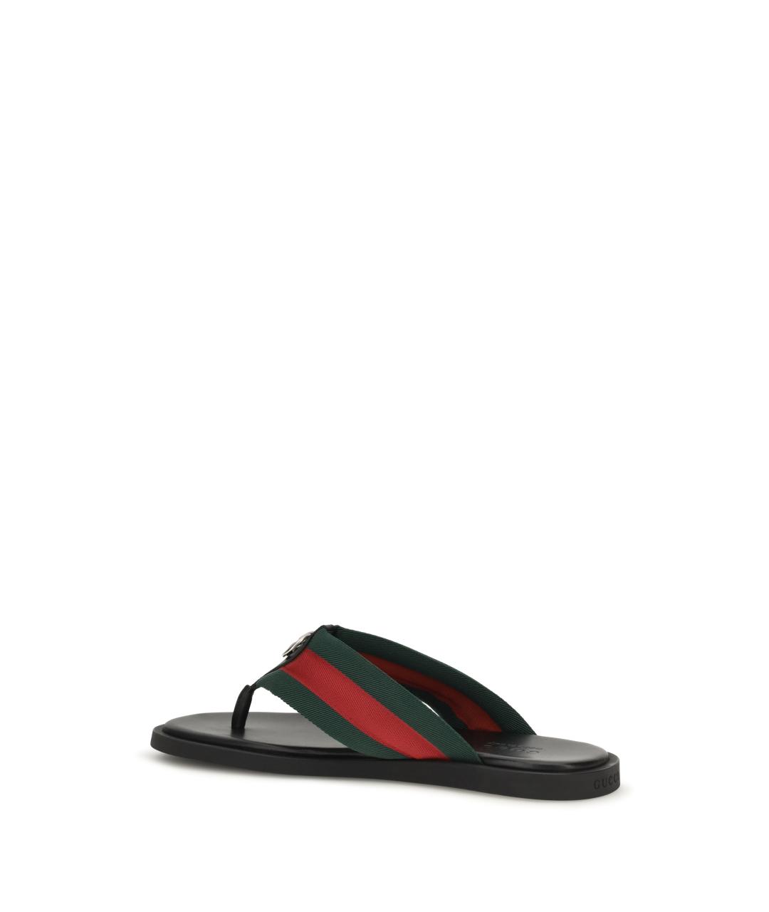 GUCCI Мульти текстильные шлепанцы, фото 3