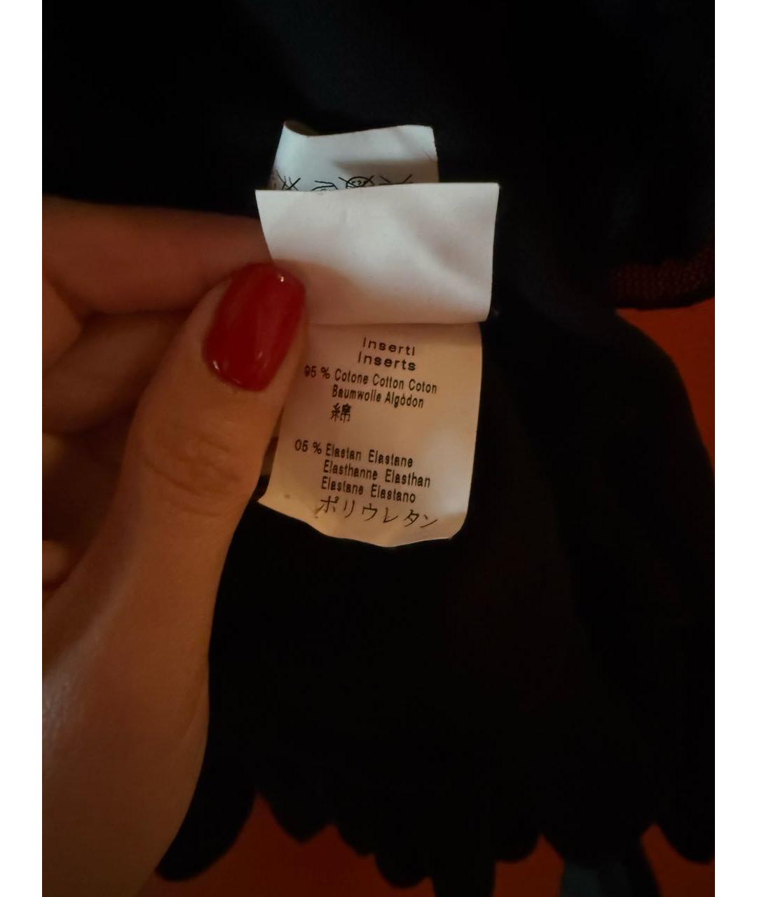 MOSCHINO JEANS Черный хлопковый кардиган, фото 5