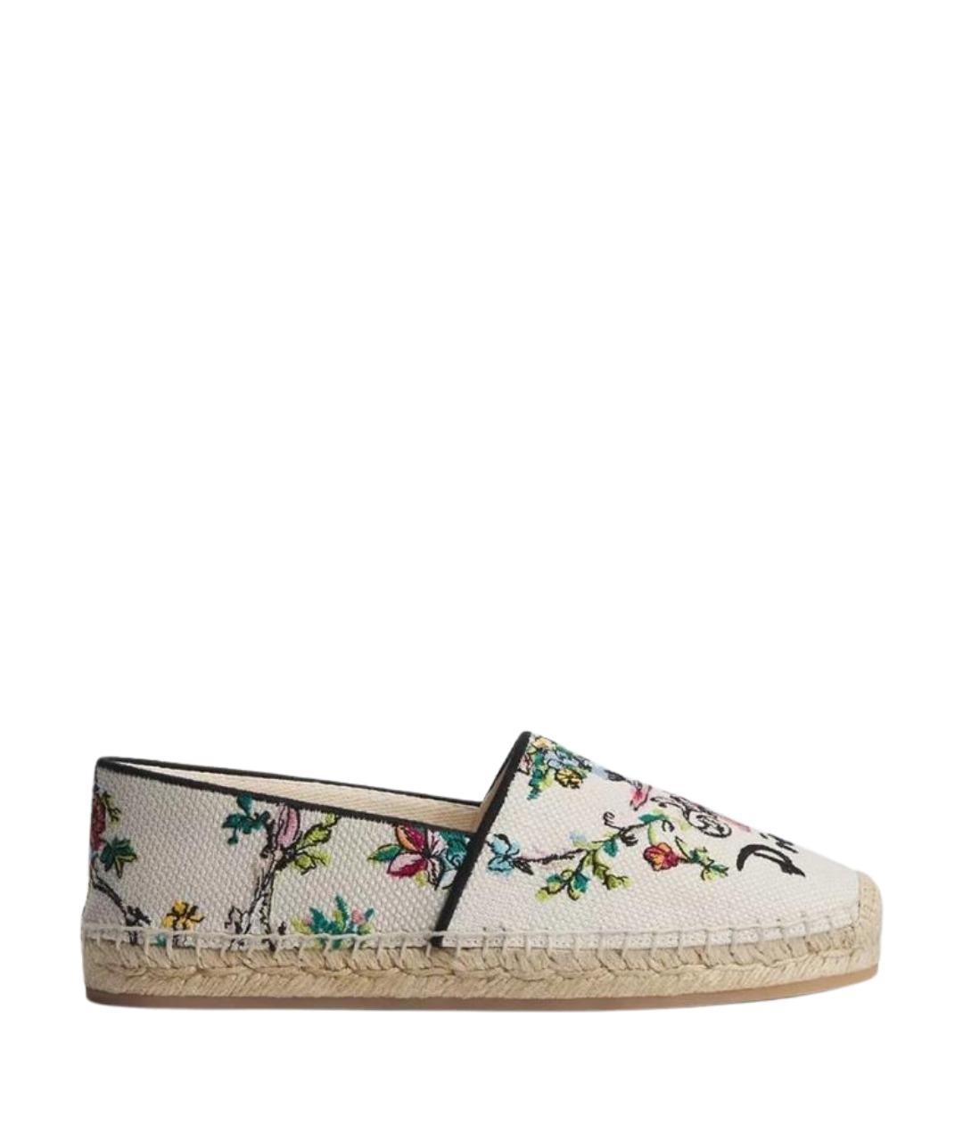 CHRISTIAN DIOR Мульти текстильные эспадрильи, фото 1