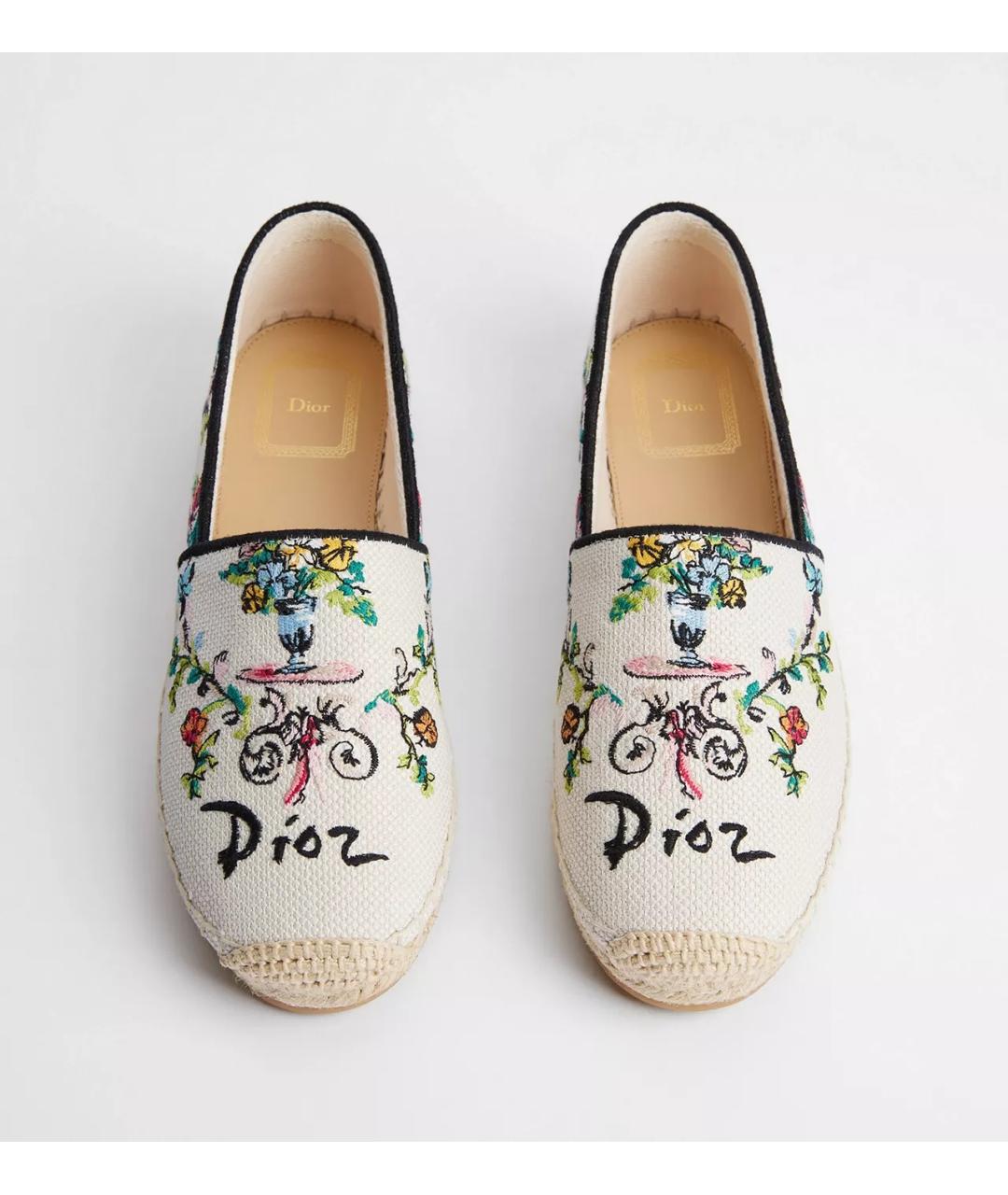 CHRISTIAN DIOR Мульти текстильные эспадрильи, фото 2