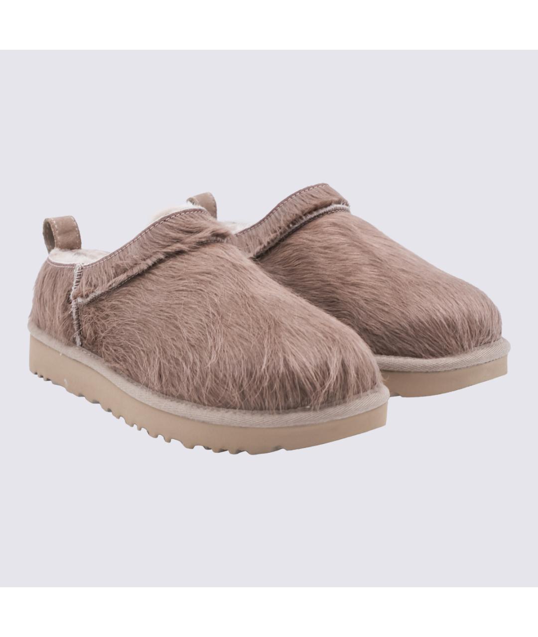 UGG Бежевые кожаные ботинки, фото 2