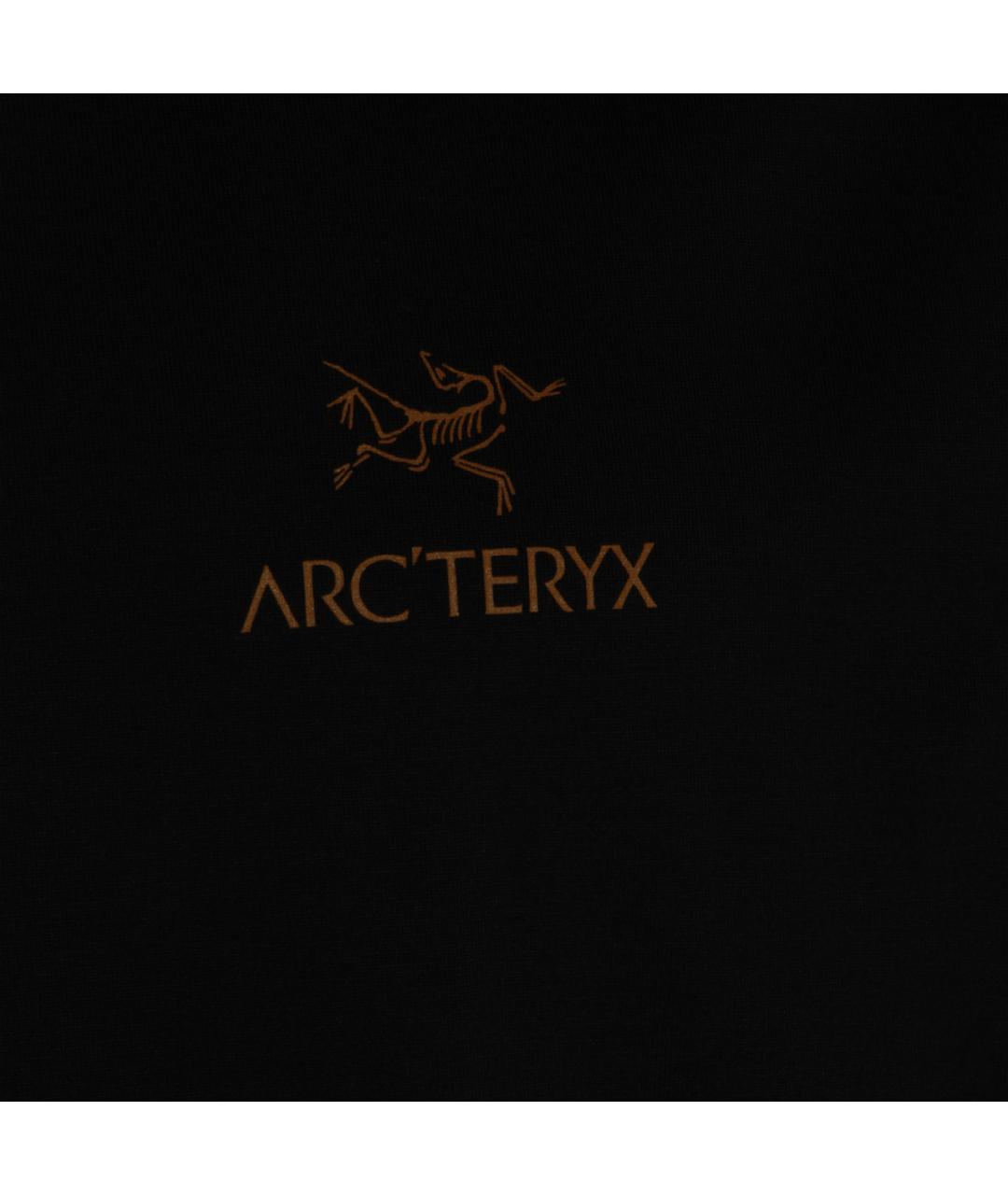 ARCTERYX Черная хлопковая футболка, фото 3
